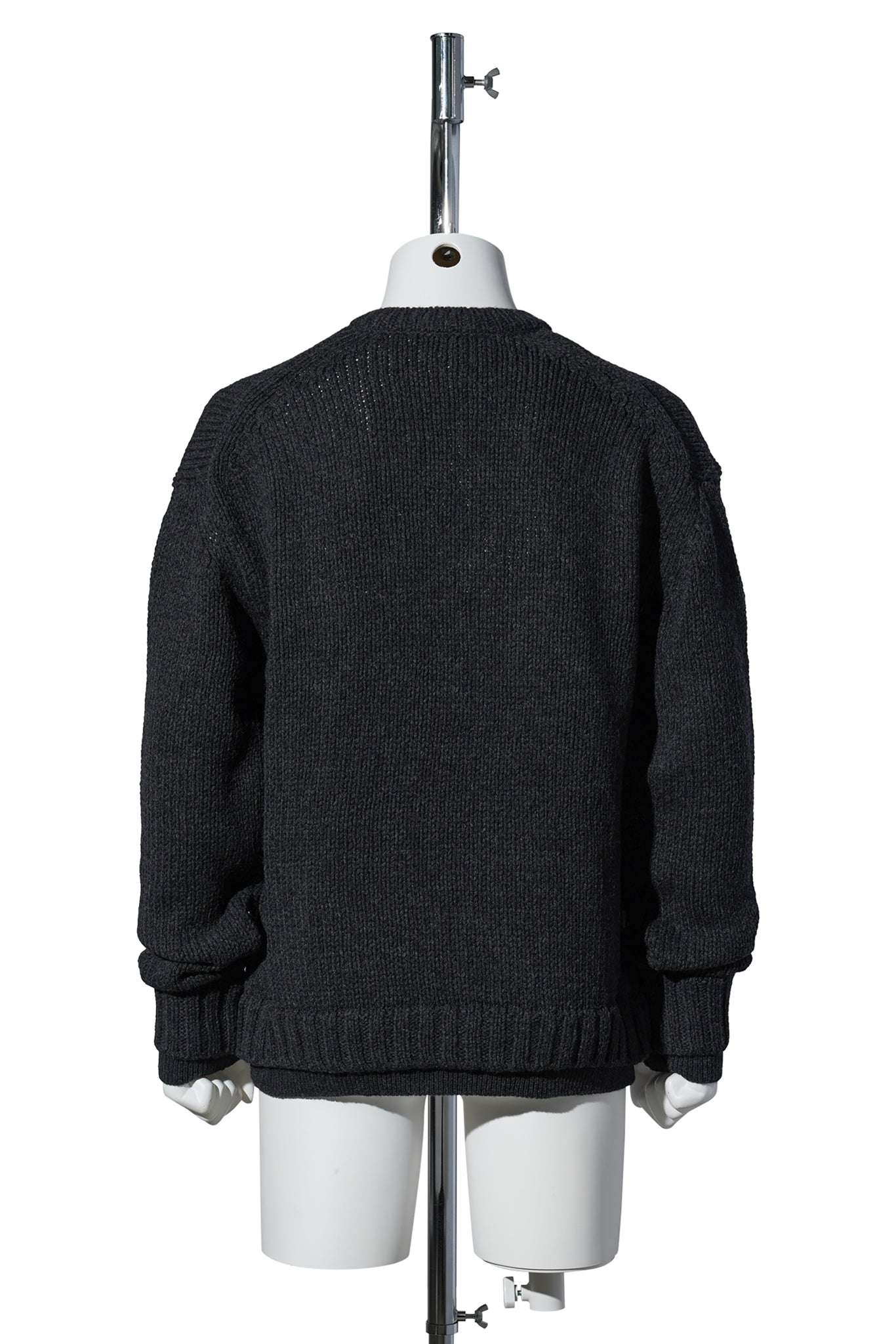 FALSE V-NECK / CHARCOAL LOW