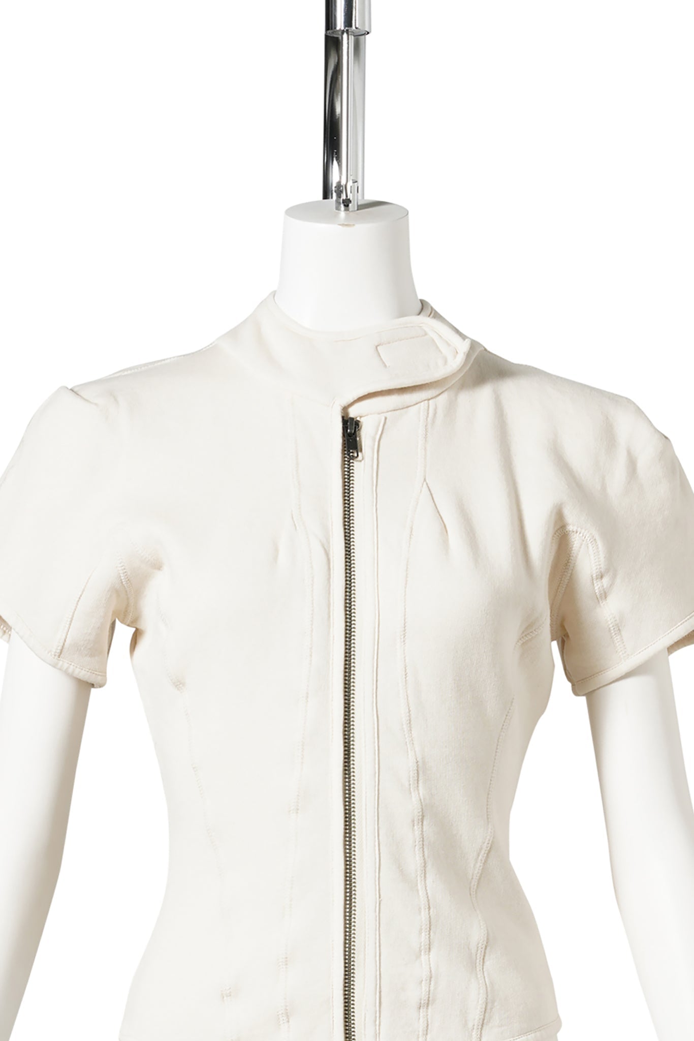 ORBITAL ZIP TEE / BEIGE