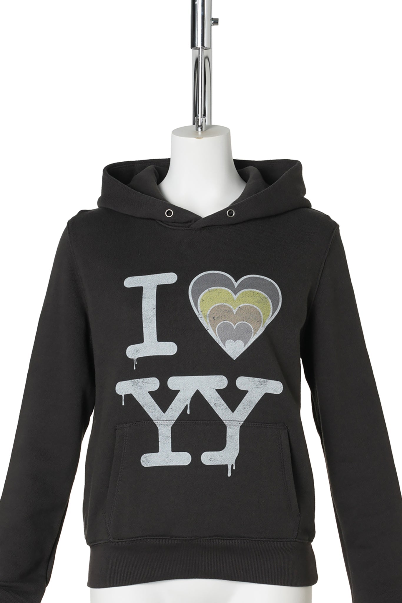 I LOVE YY FIT HOODIE / CHARCOAL