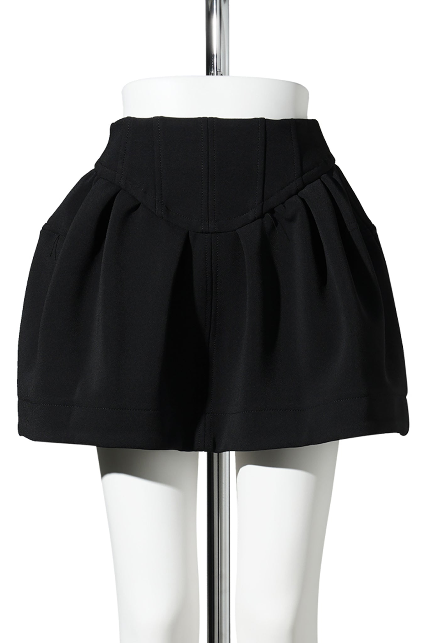 MINI WIRE SKIRT / BLACK
