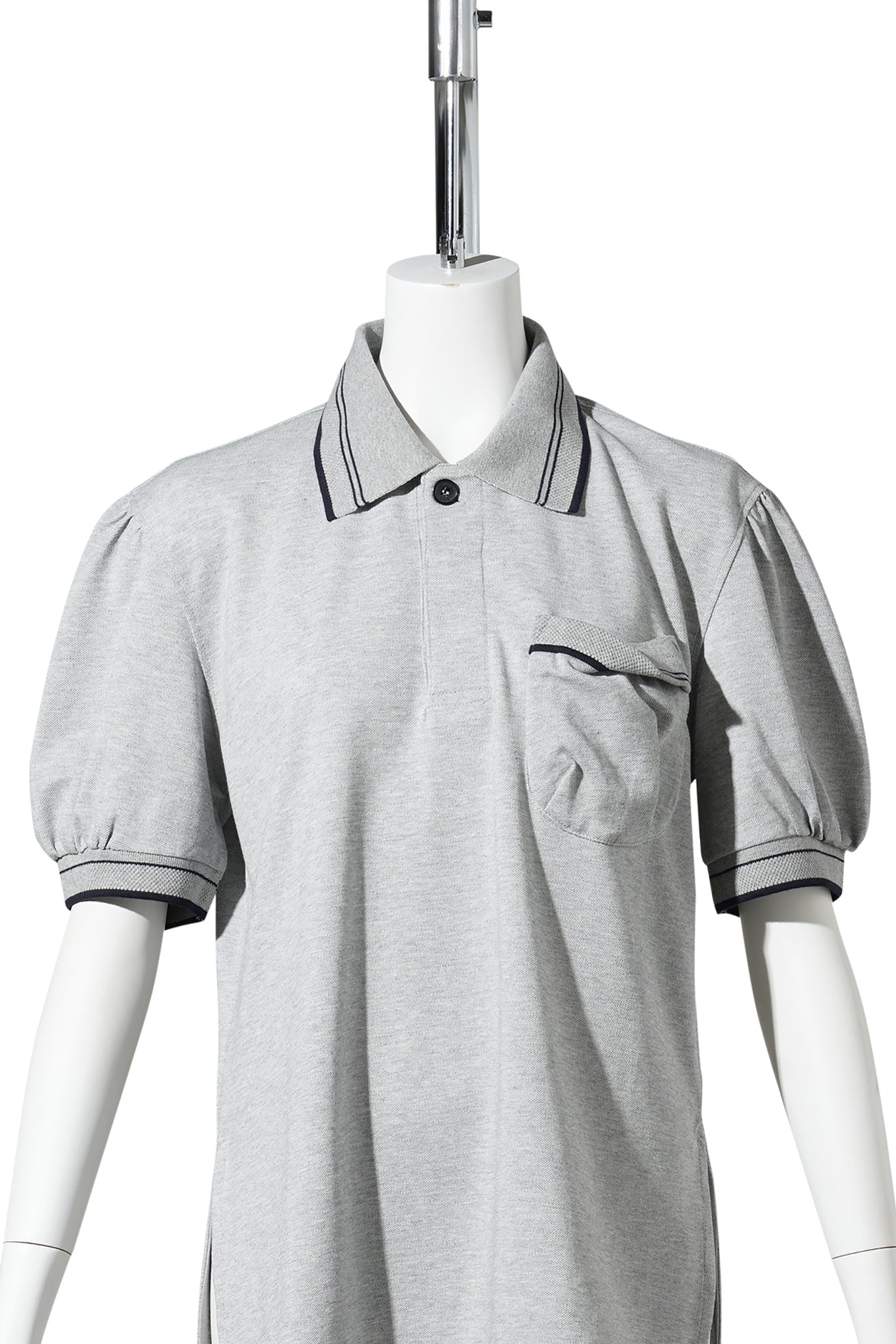 PUFFY PIQUÉ POLO / GREY