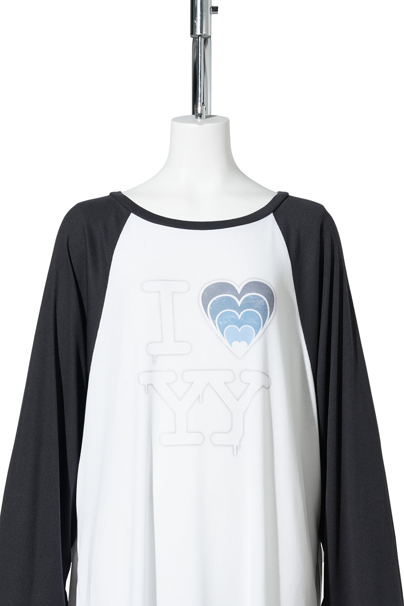 I LOVE YY RAGLAN TEE / BLUE