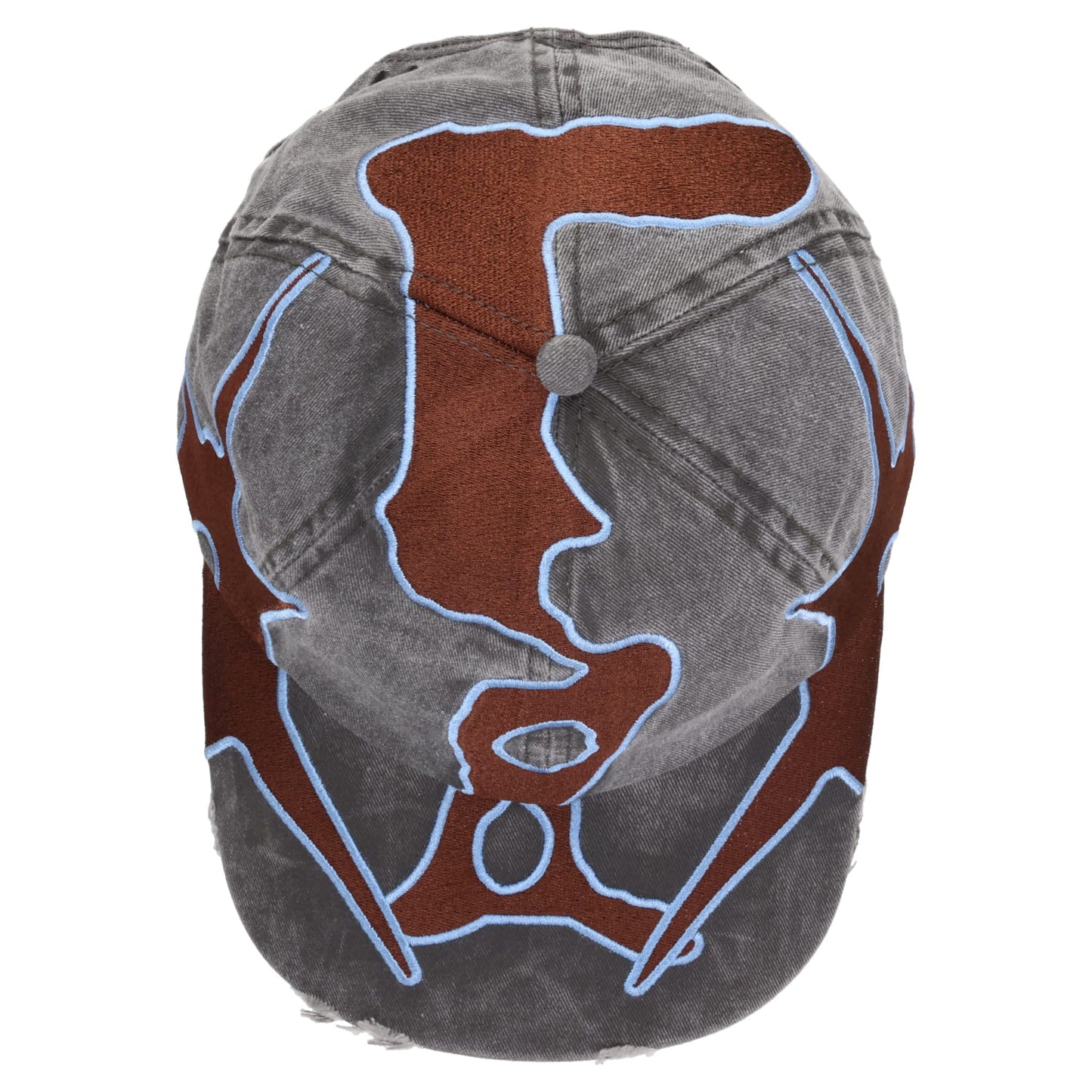 OUTLINE LOGO CAP / BLACK WASH