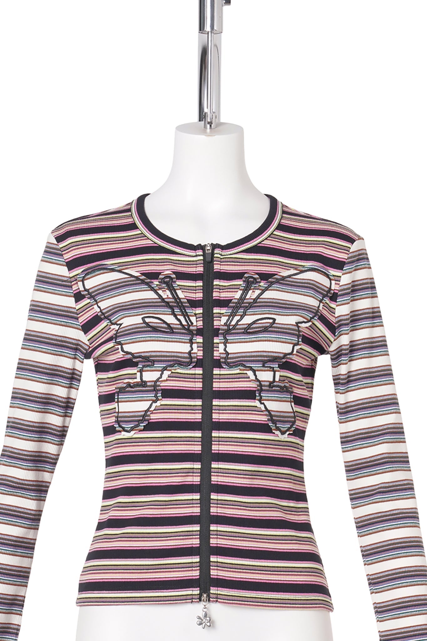 LINE WALK STRIPED CARDIGAN / ALL SORTS STRIPE