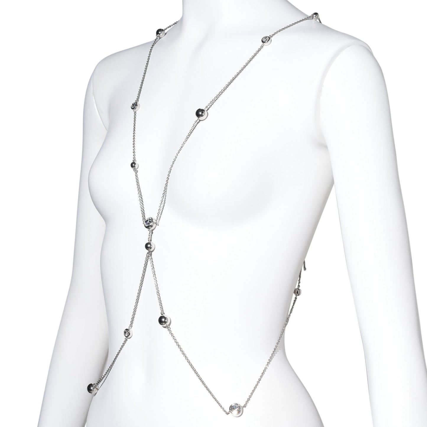 DIAMANTI BODY CHAIN / SILVER