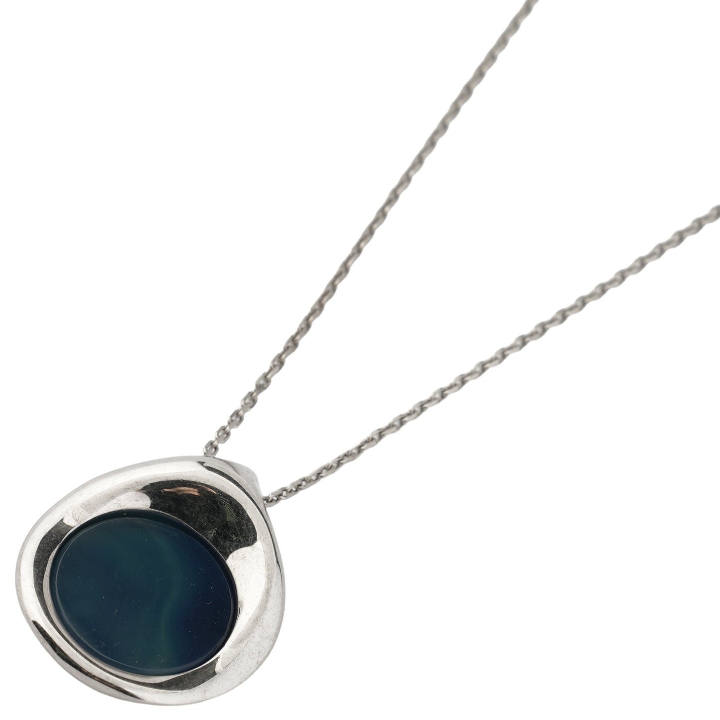 DUSK PENDANT / AZURE AGATE