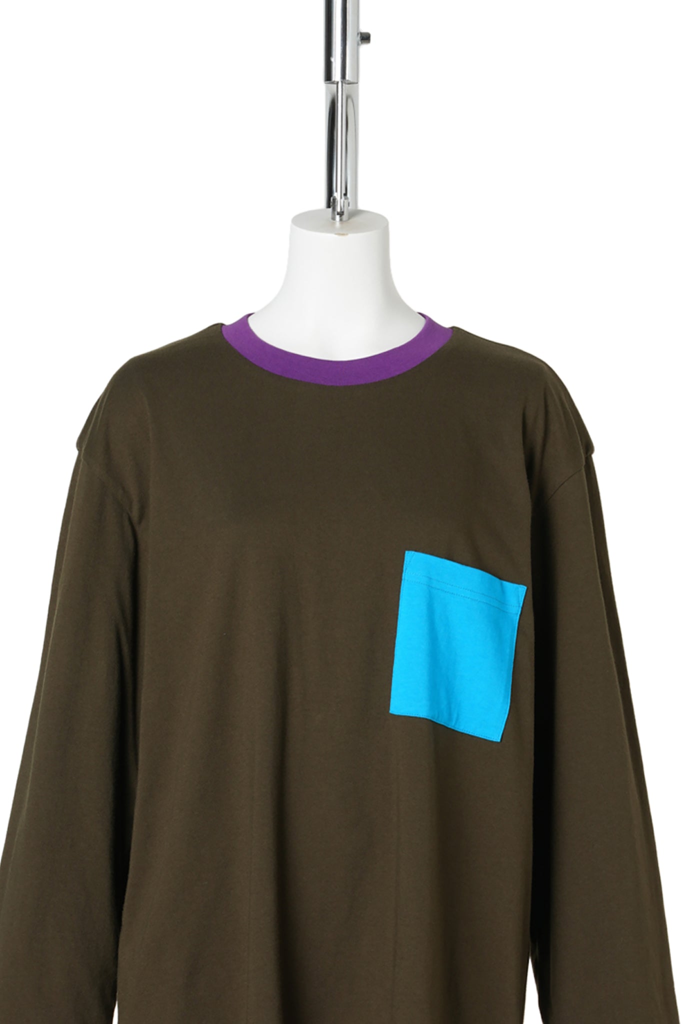 KHAKI MULTI COLOR REVERSIBLE T-SHIRT / KHAKI