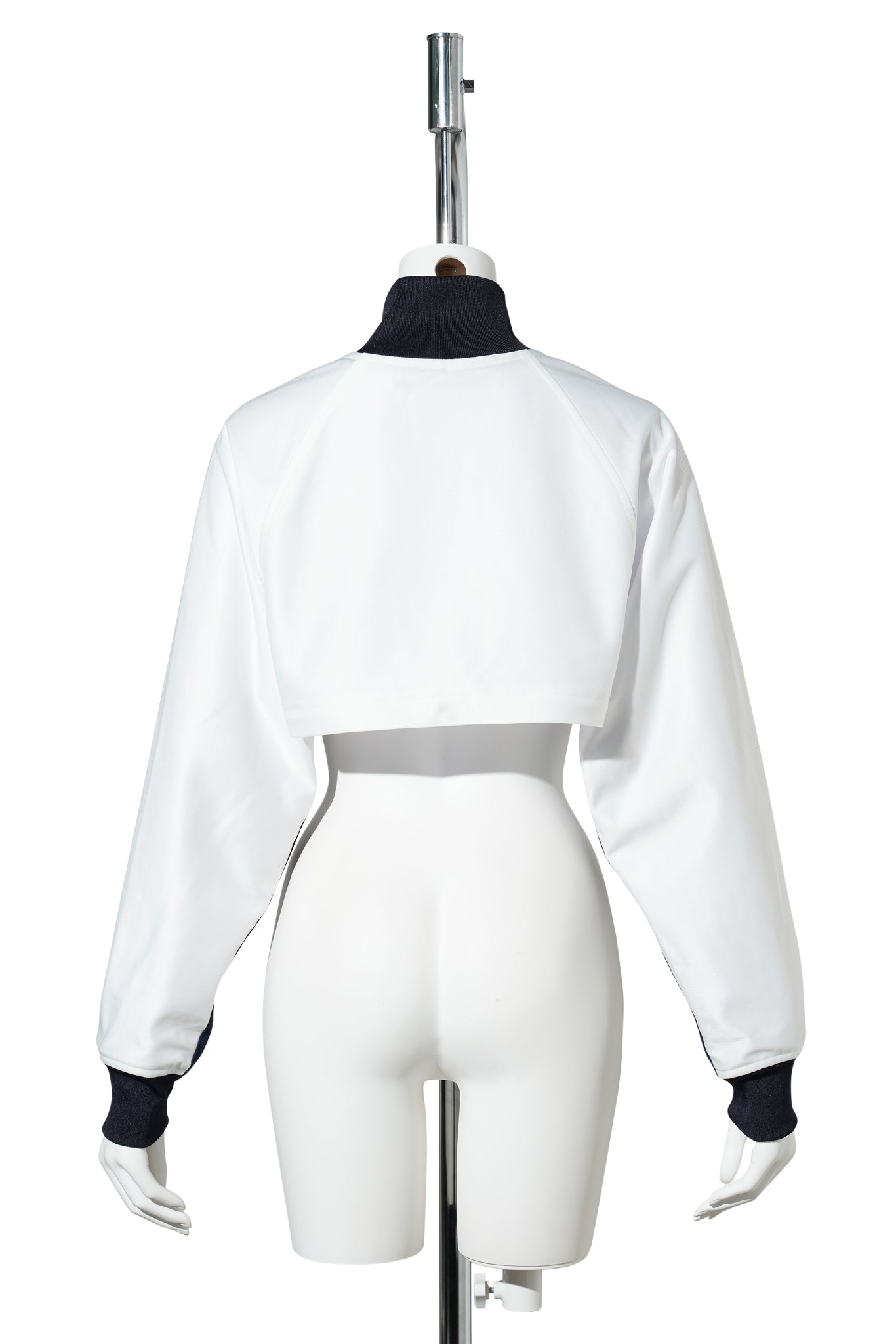 WHITE DETACHABLE TRACK TOP / WHITE