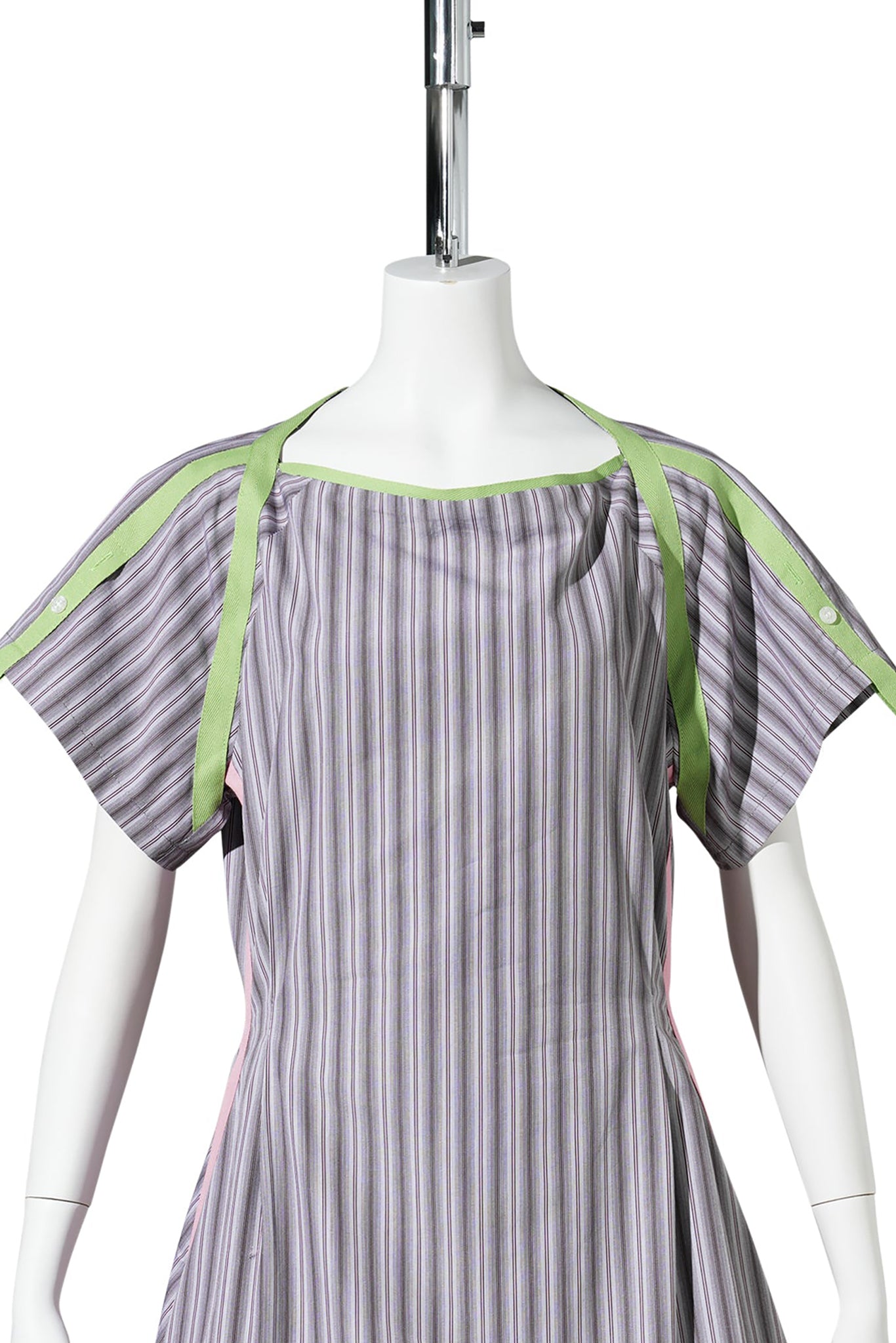 YES NURSE! DRESS / PINK STRIPES