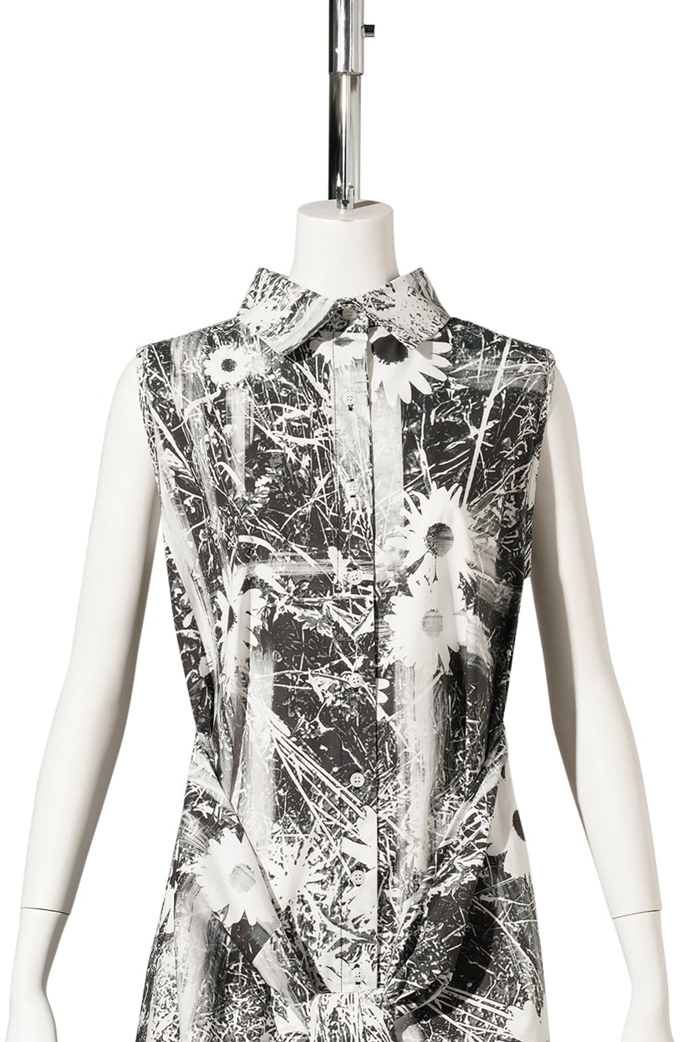 DAISY TRIP SHIRT DRESS / BLACK