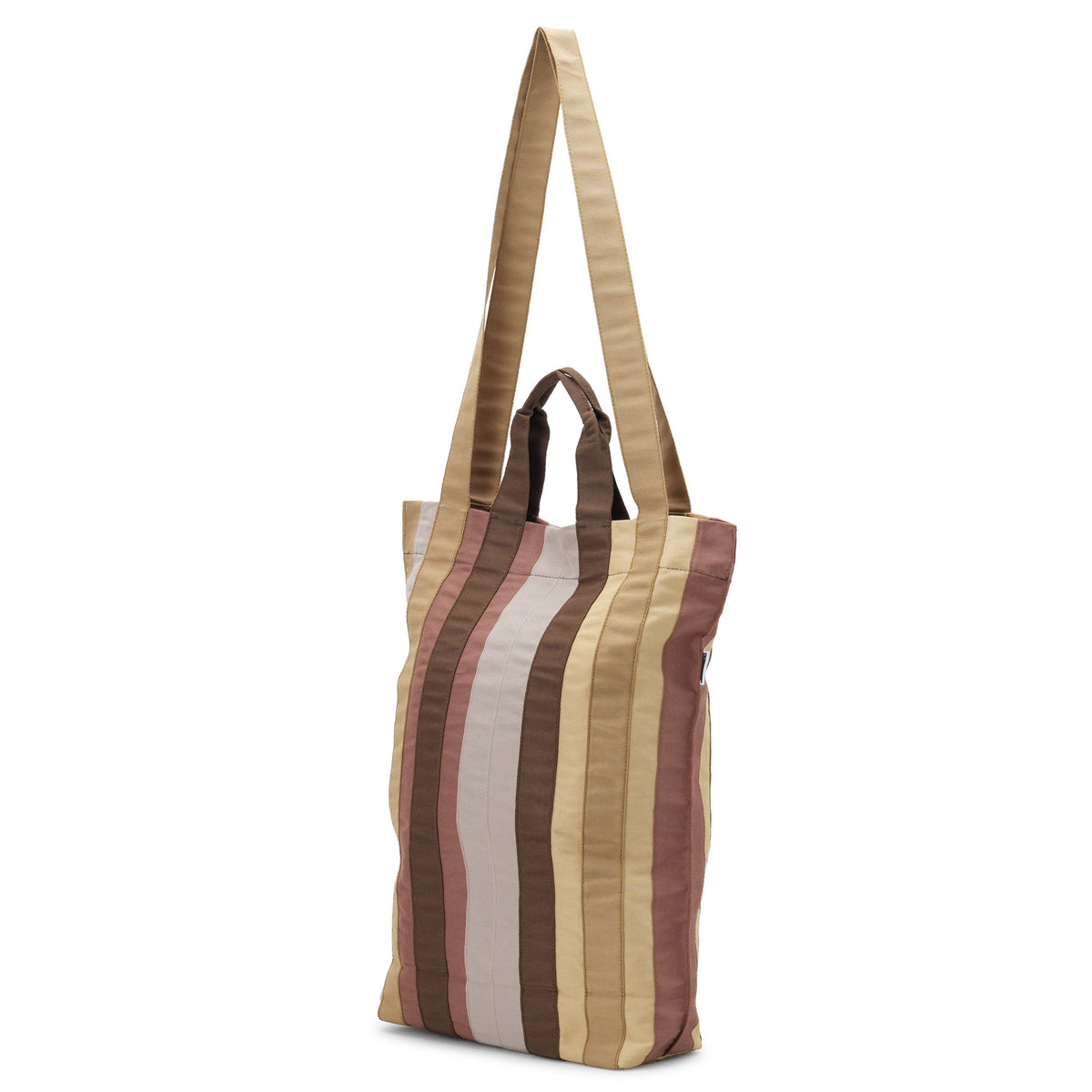 RIBBON TOTE BAG / SAND BEIGE