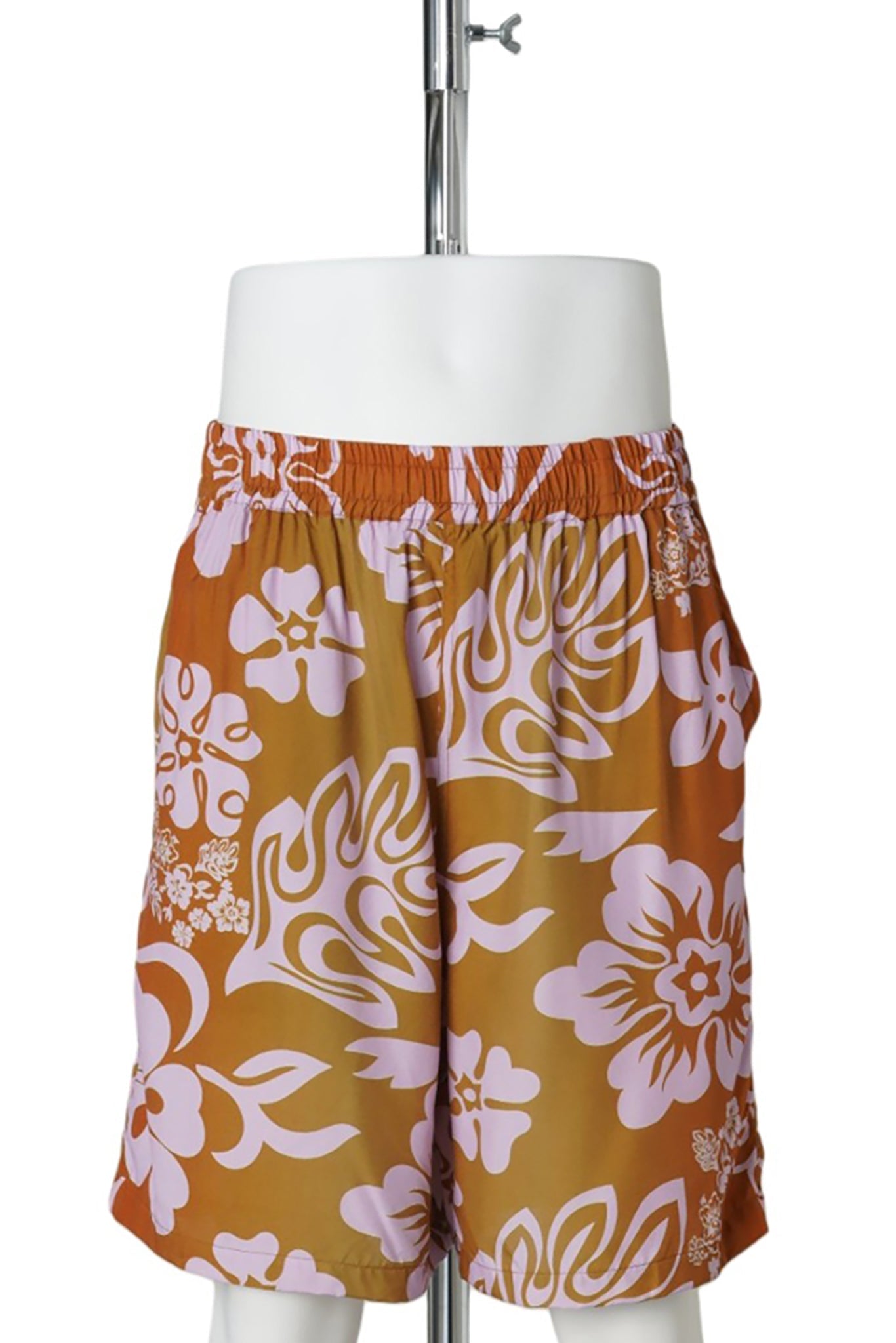 SUMMER SHORTS FLOWER / TOAST ORANGE