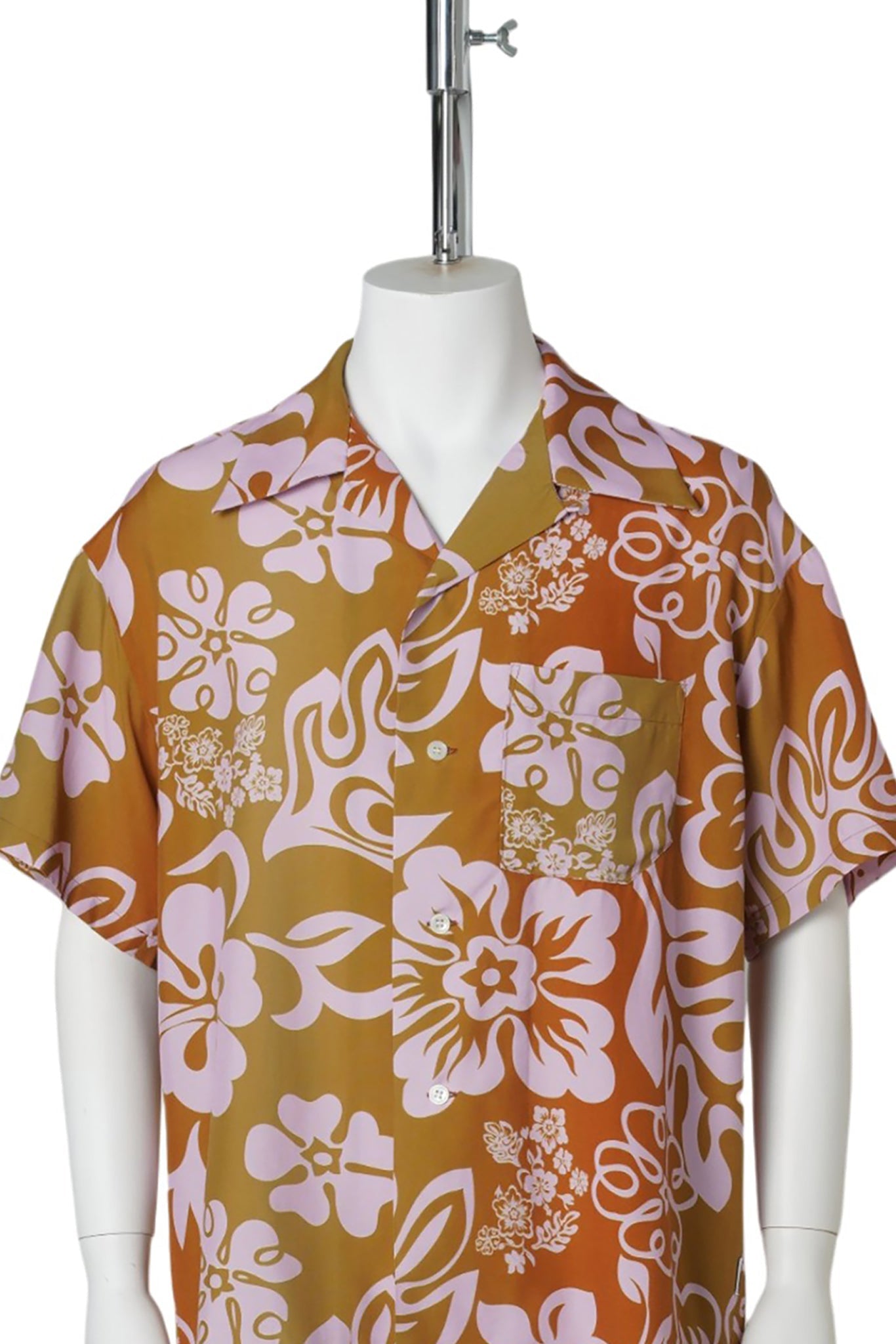 SUMMER SHIRT FLOWER / TOAST ORANGE