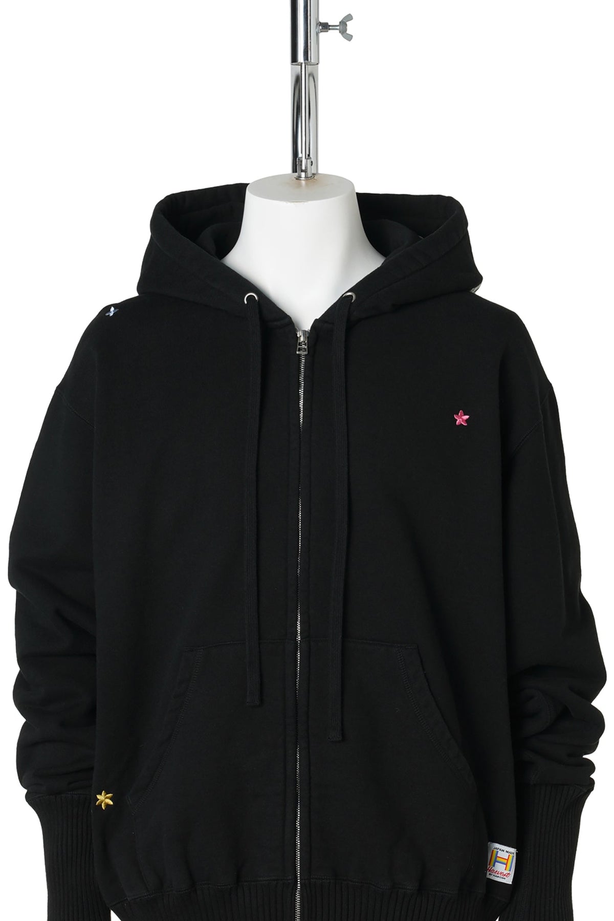 BASIC ZIP HOODIE / BLACK