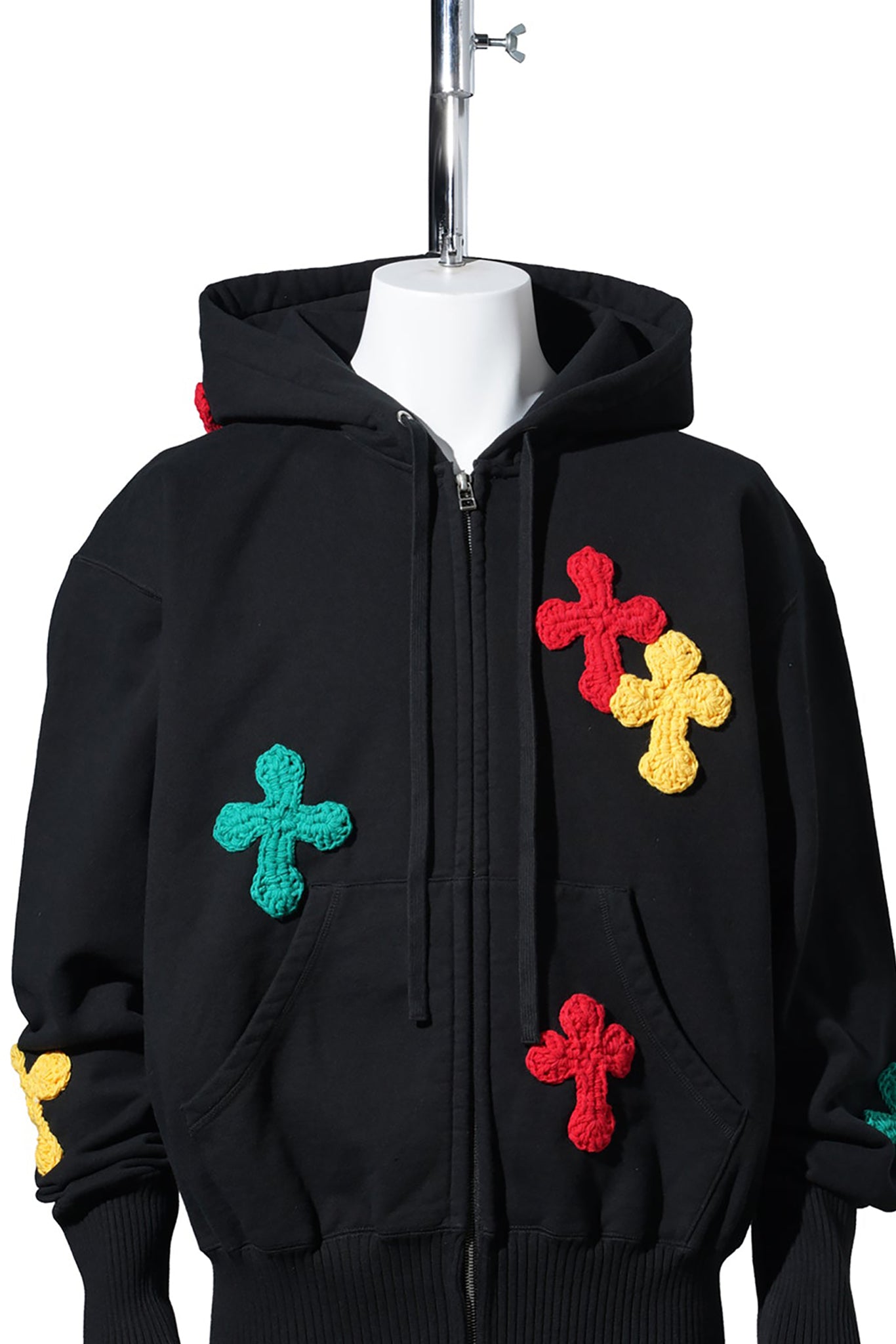 BASIC ZIP HOODIE / BLACK