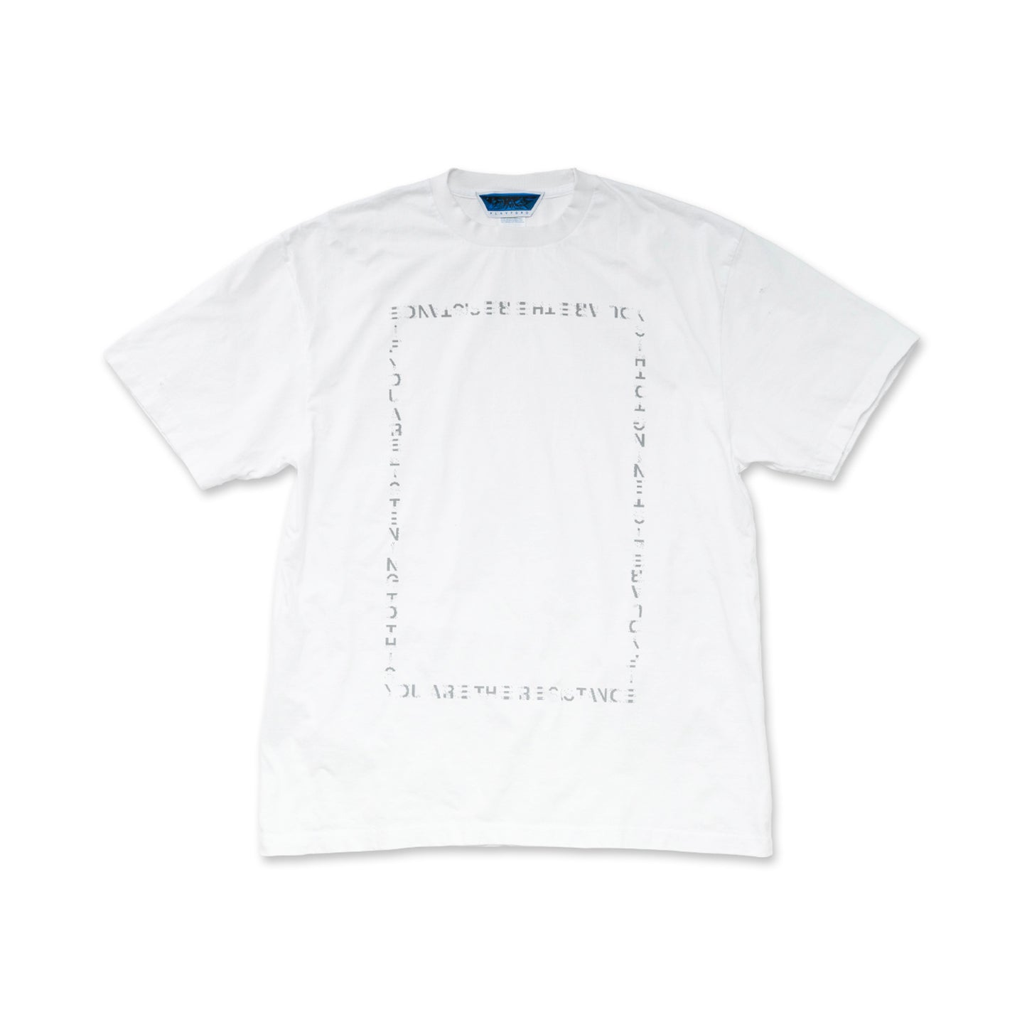 BOX MESSAGE TEE / WHITE