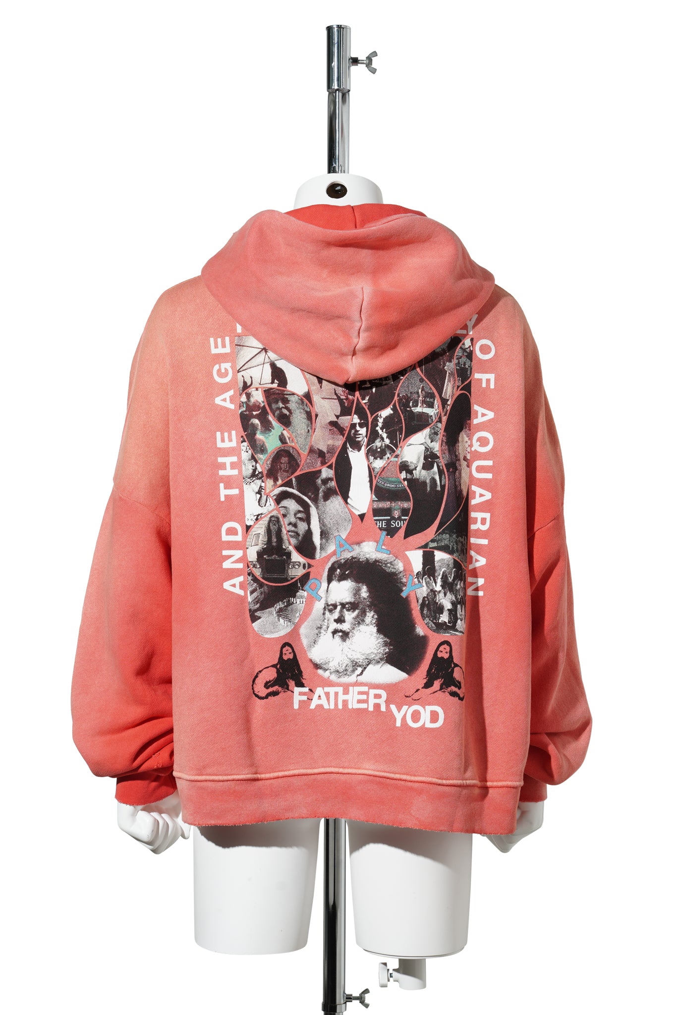 SOURCE FAMILY HOODED SWEATSHIRT / ORANGE