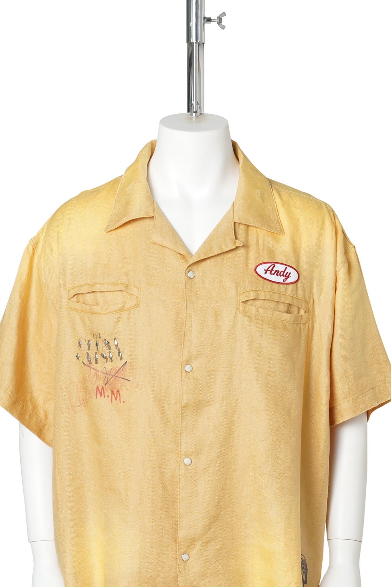MONTAUK S/S BOWLING SHIRT / YELLOW