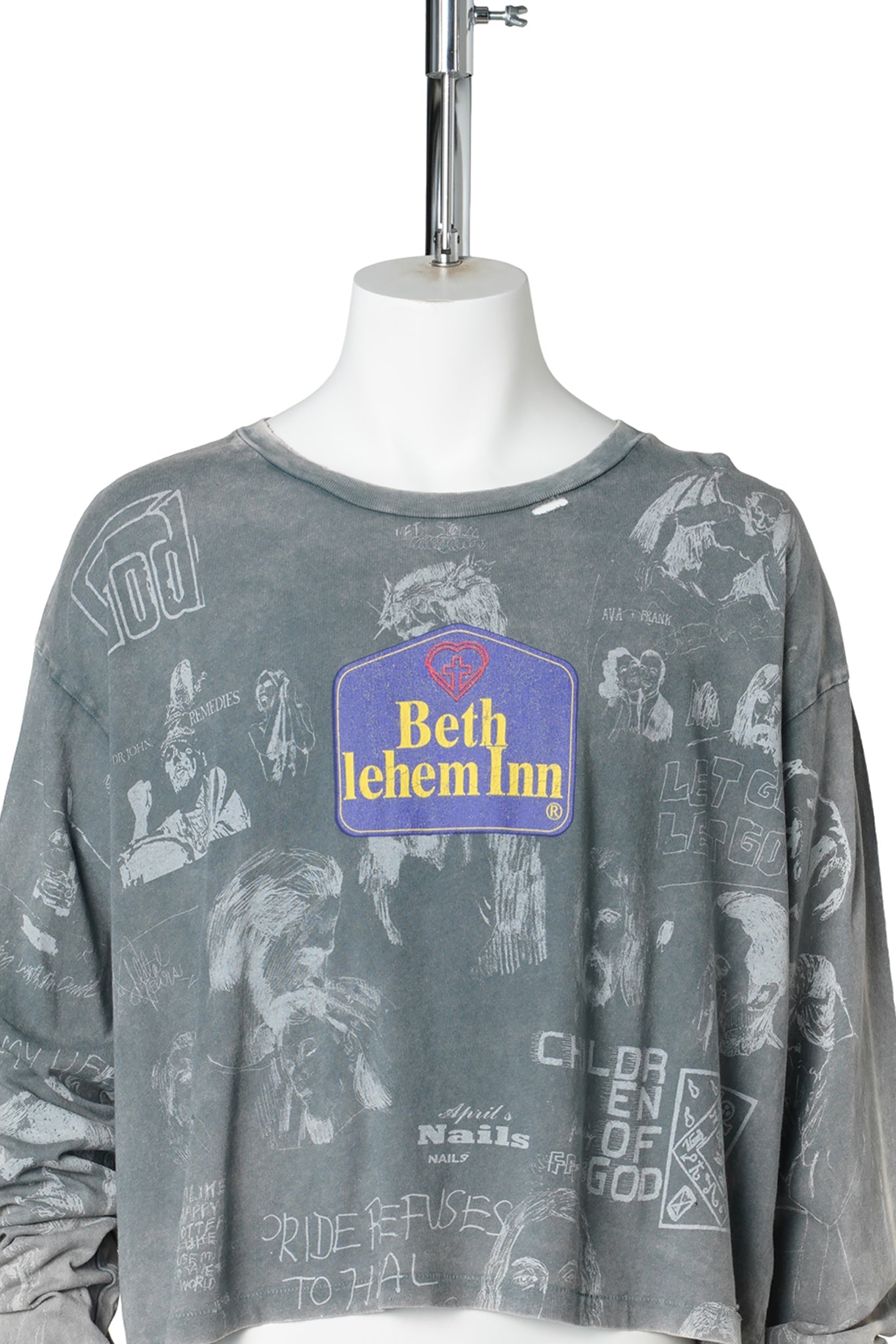 BETHLEHEM L/S TEE / VINTAGE BLACK