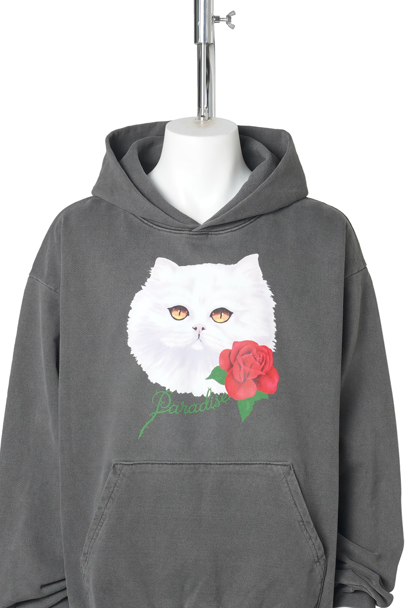 PURRADISE HOOD / VINTAGE BLACK