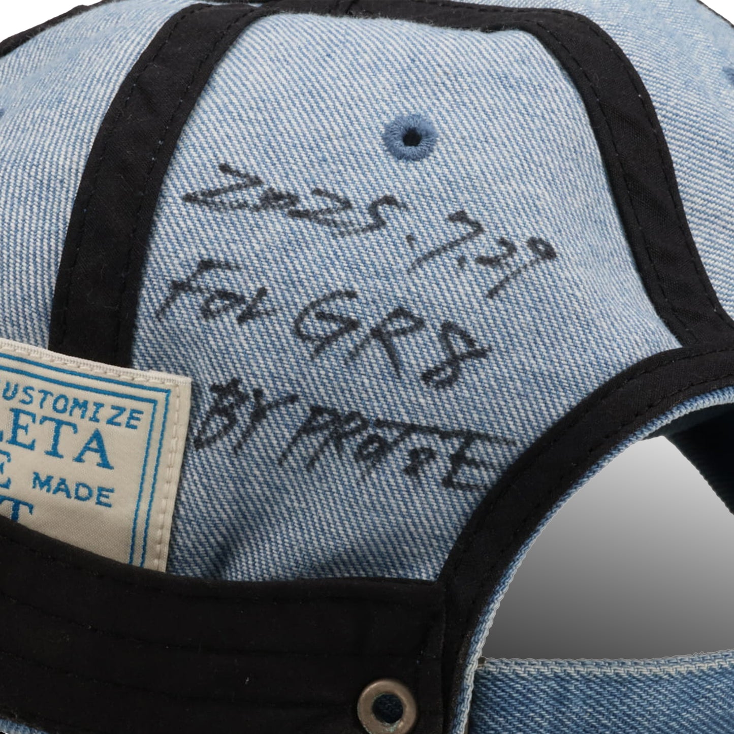 MEME TRUCKER CAP (SMILY DAISY) / LIGHT INDIGO