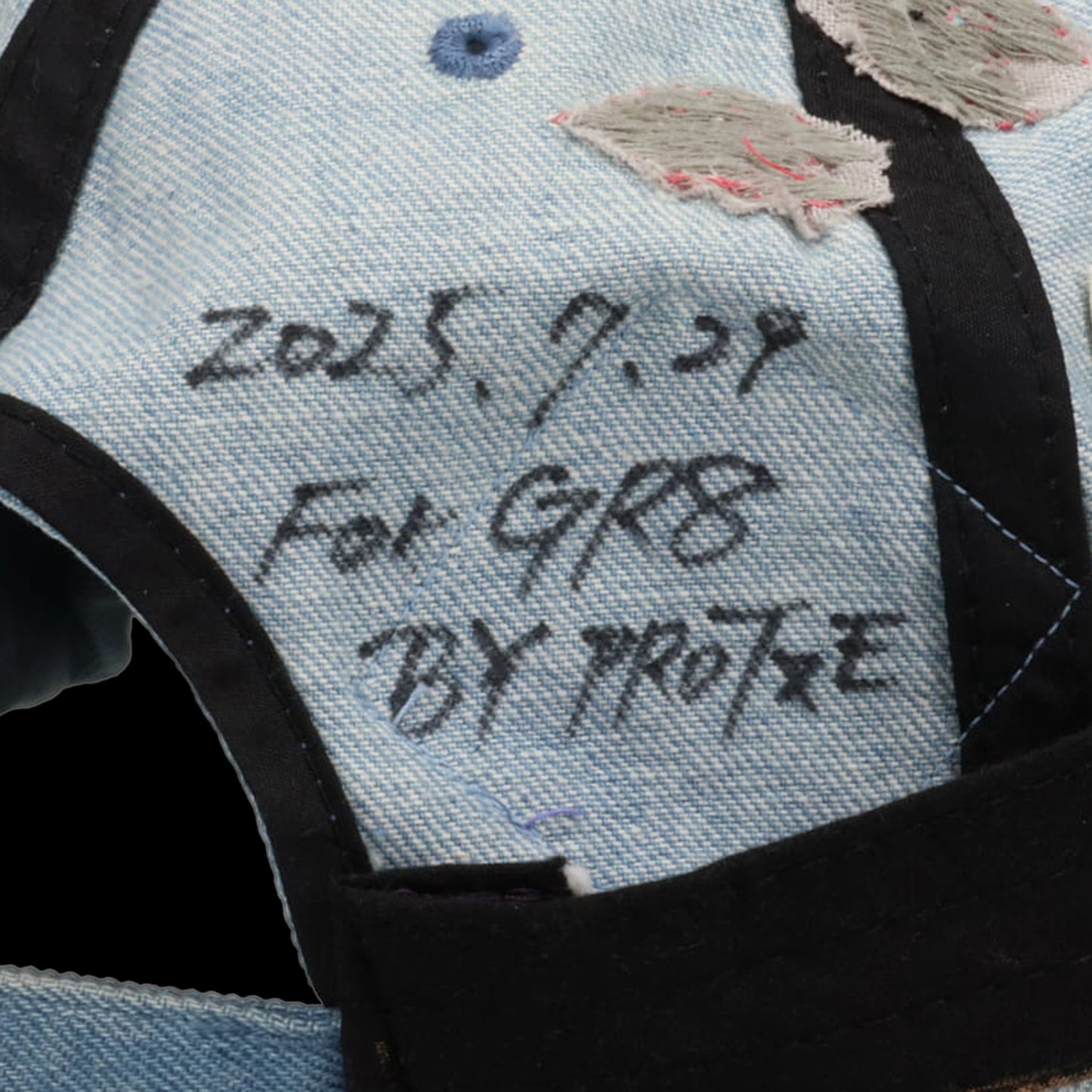 MEME TRUCKER CAP (SMILY SAKURA) / LIGHT INDIGO