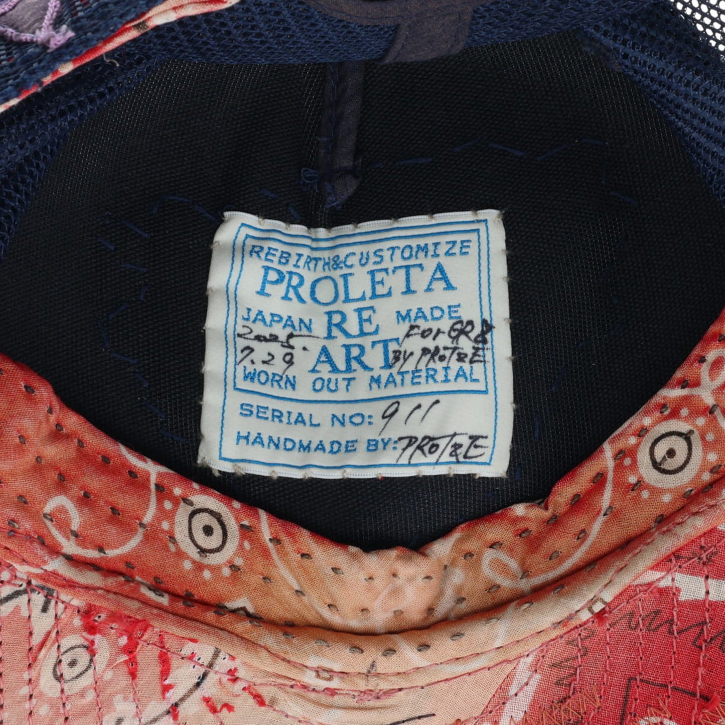 MEME HACK TOON TRUCKER CAP (ANIMA IN WATER) / INDIGO