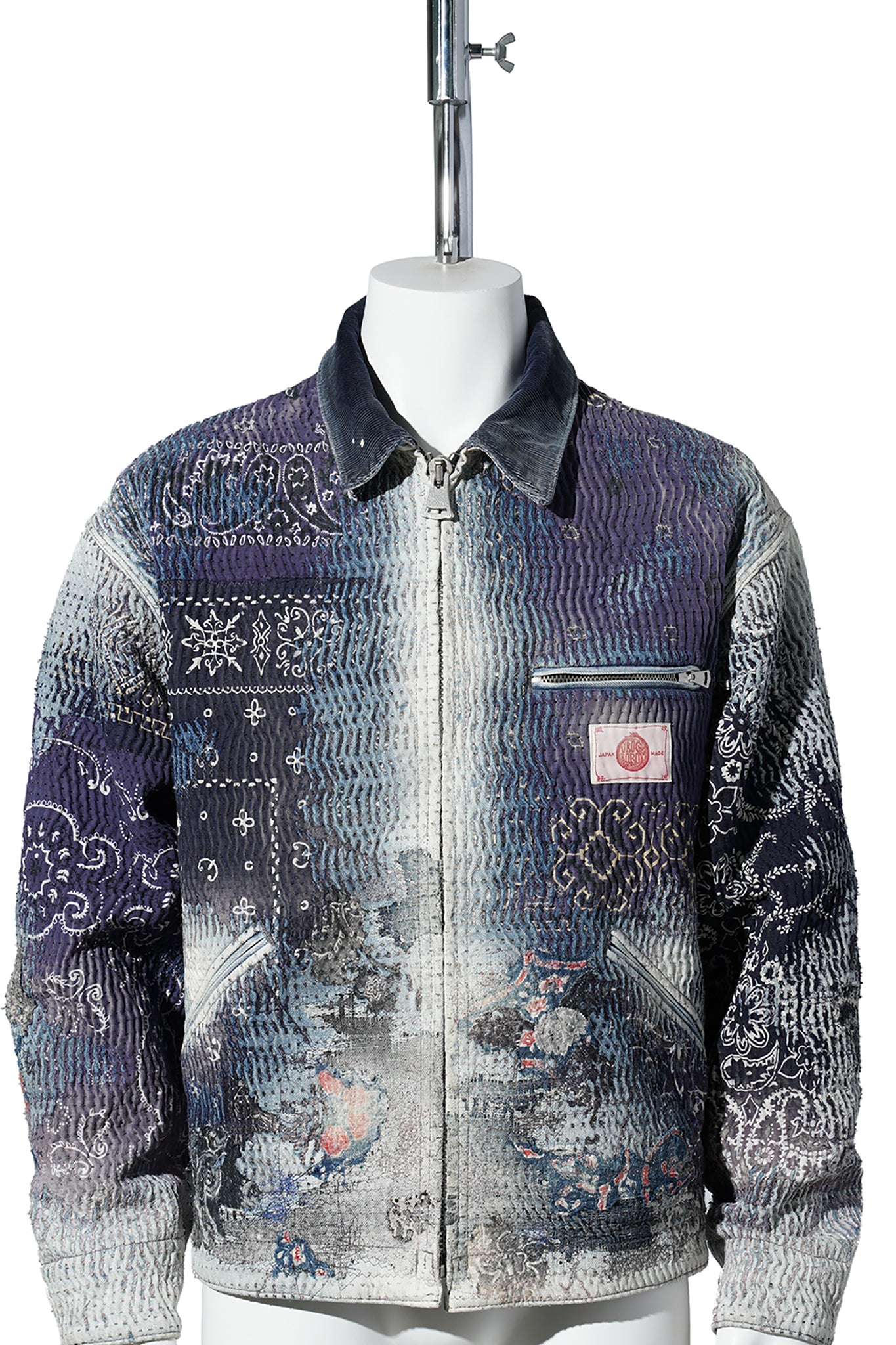 UROBOROS ZIP WORK JACKET / PURPLE NAVY