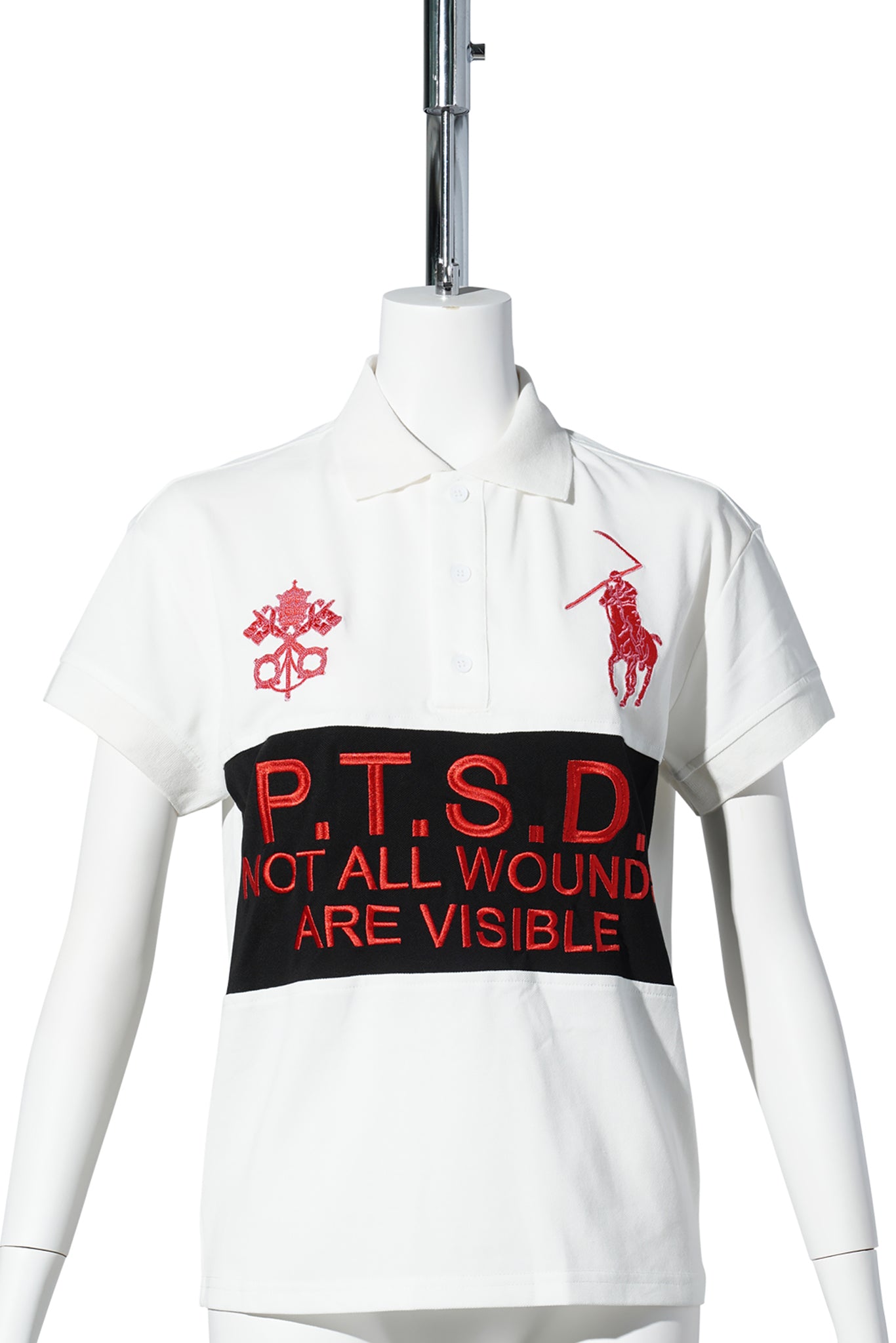 PTSD POLO / WHITE