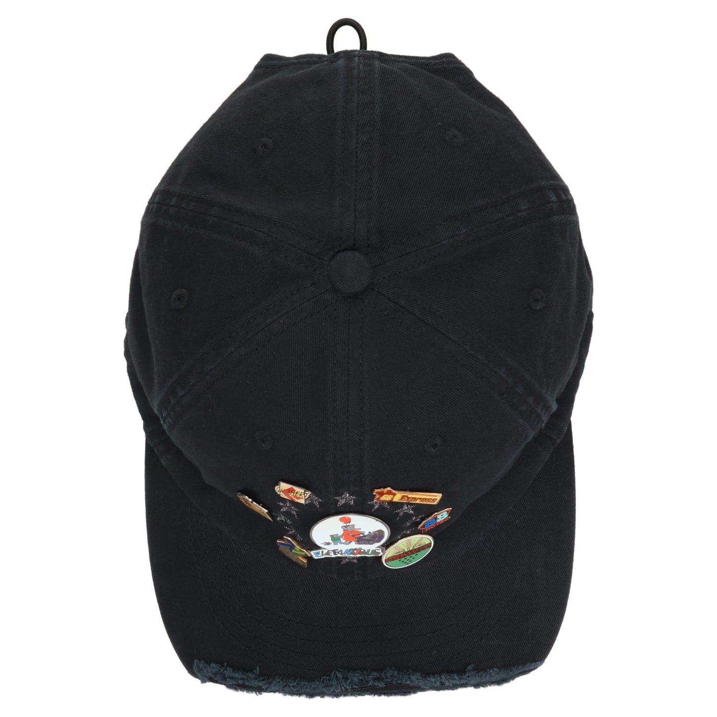 VINTAGE CAP & PINS BLACK PIN BADGE BOLOCAP / BLACK