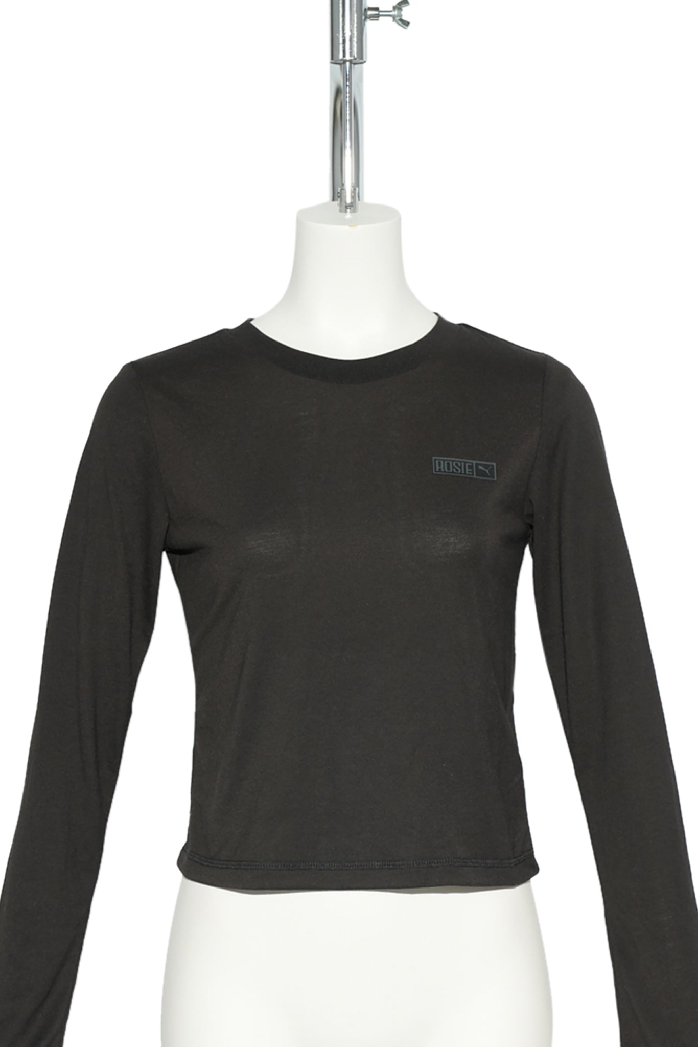 PUMA x ROSÉ SLIM LONGSLEEVE TEE / 01:PUMA BLACK
