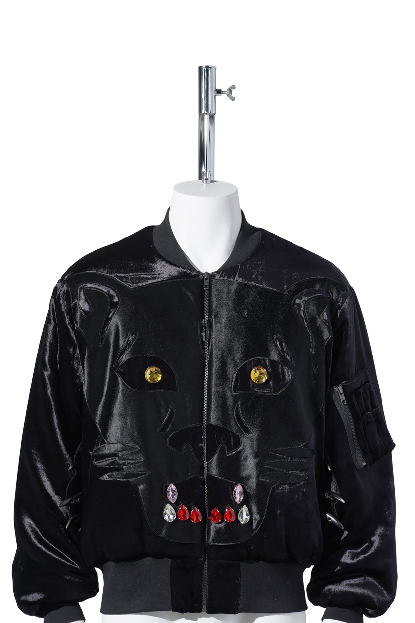 BLACK PANTHER BOMBER JACKET / BLACK