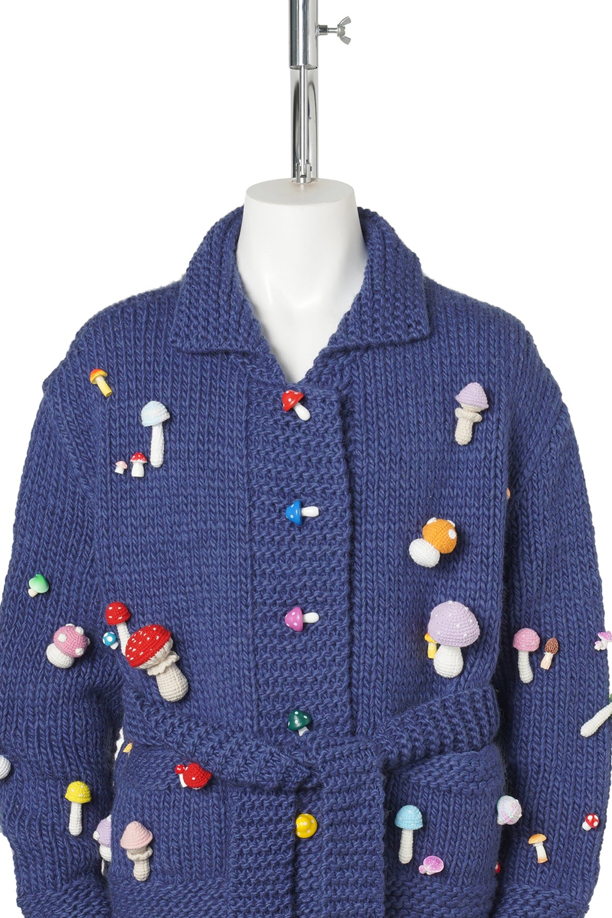 WILD MUSHROOM CARDIGEN / BLUE