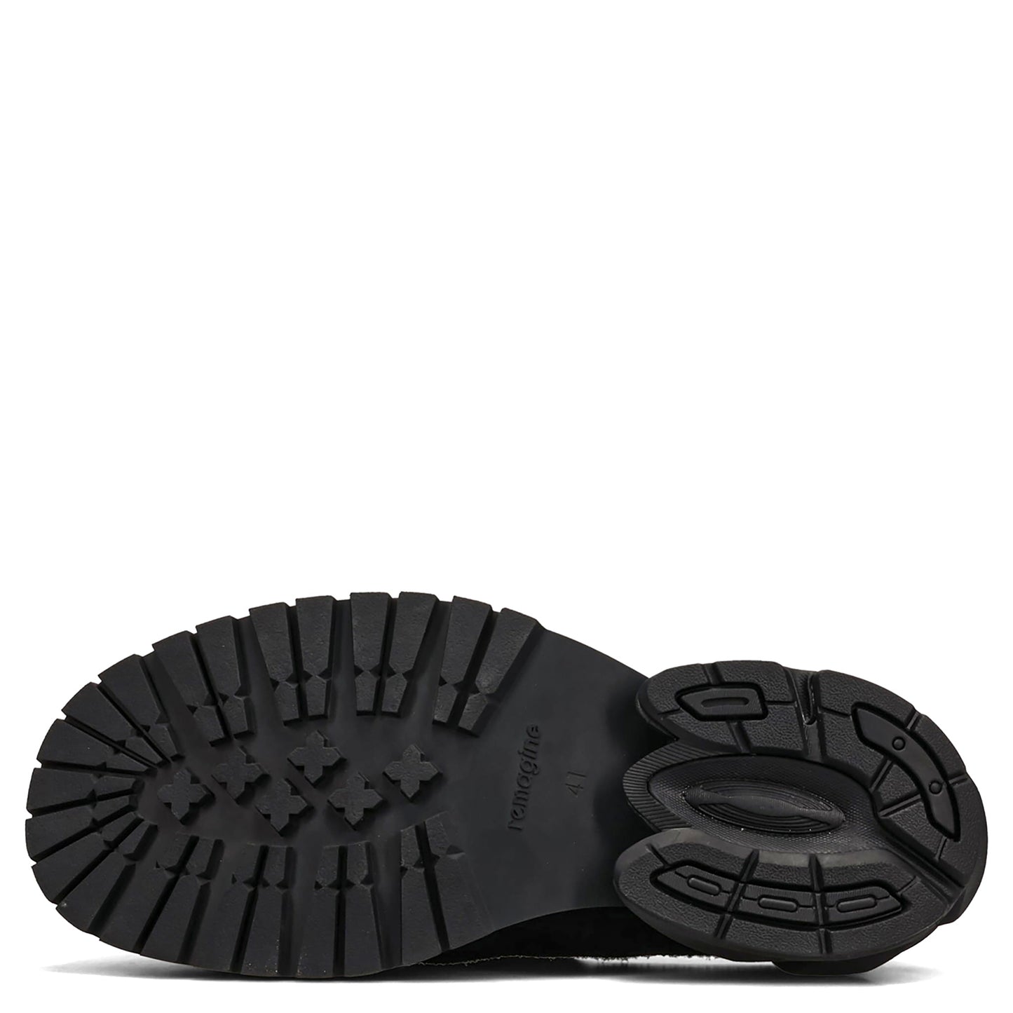 WARM UP MEN'S DRESS CASUAL SHOES / BLACK