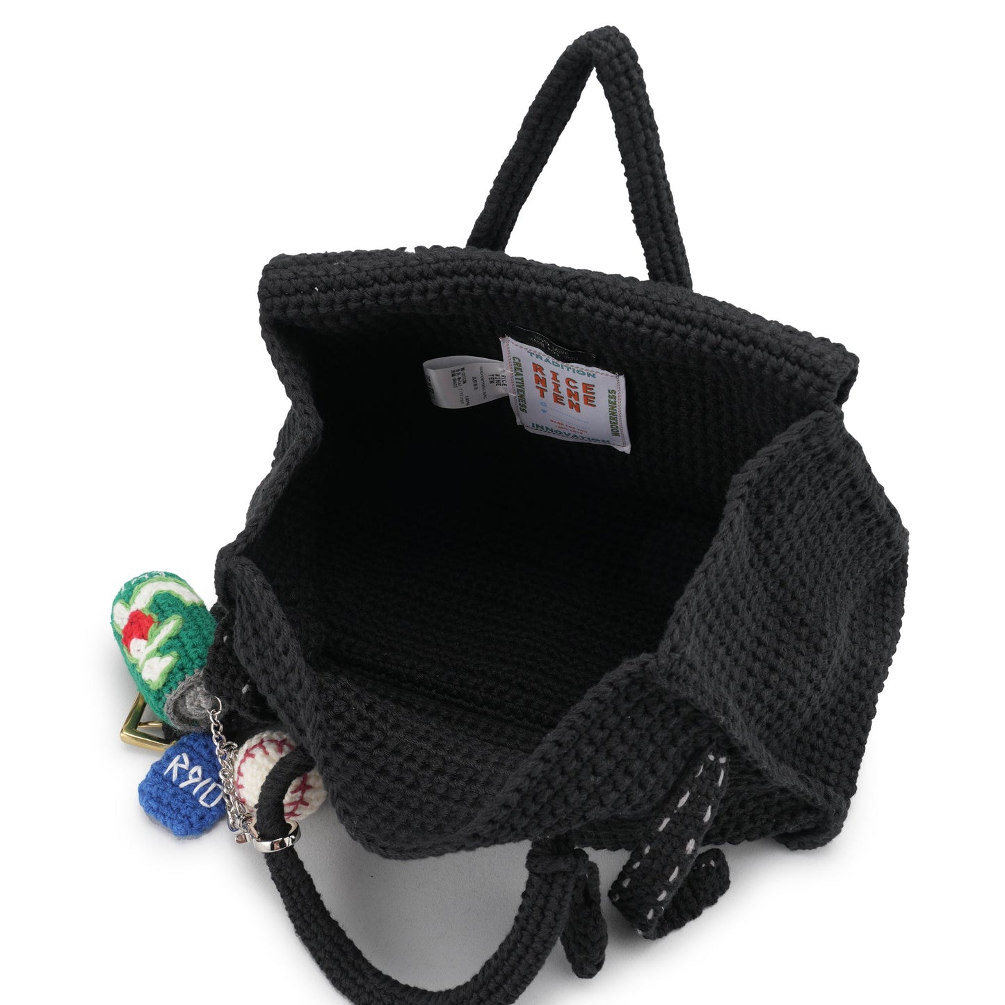 HAND KNITTED JANE BAG (EXCLUSIVE MO.4) / BLACK