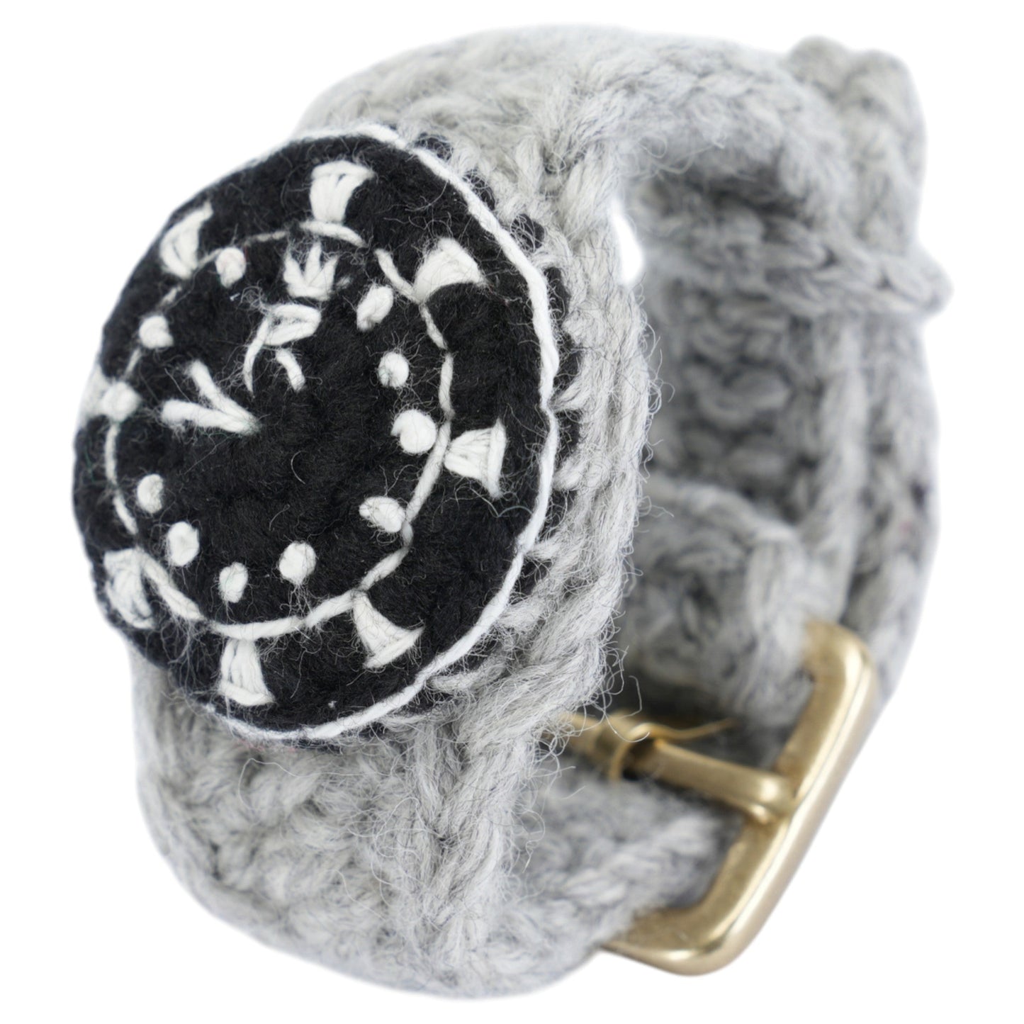 "EXCLUSIVE" HAND KNIT WATCH / BLACK