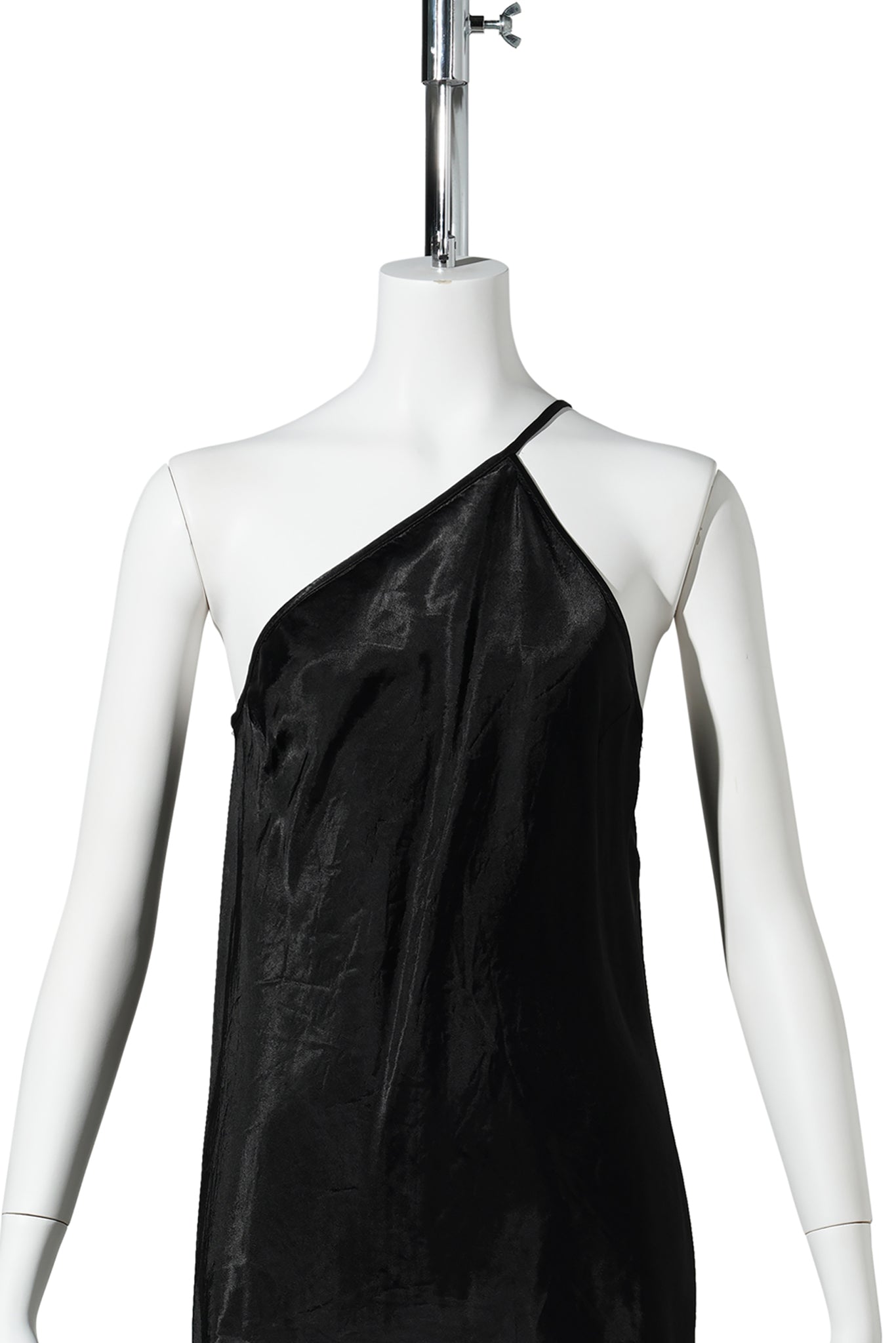 W ONE SHOULDER SLIP TOP / 009:BLACK