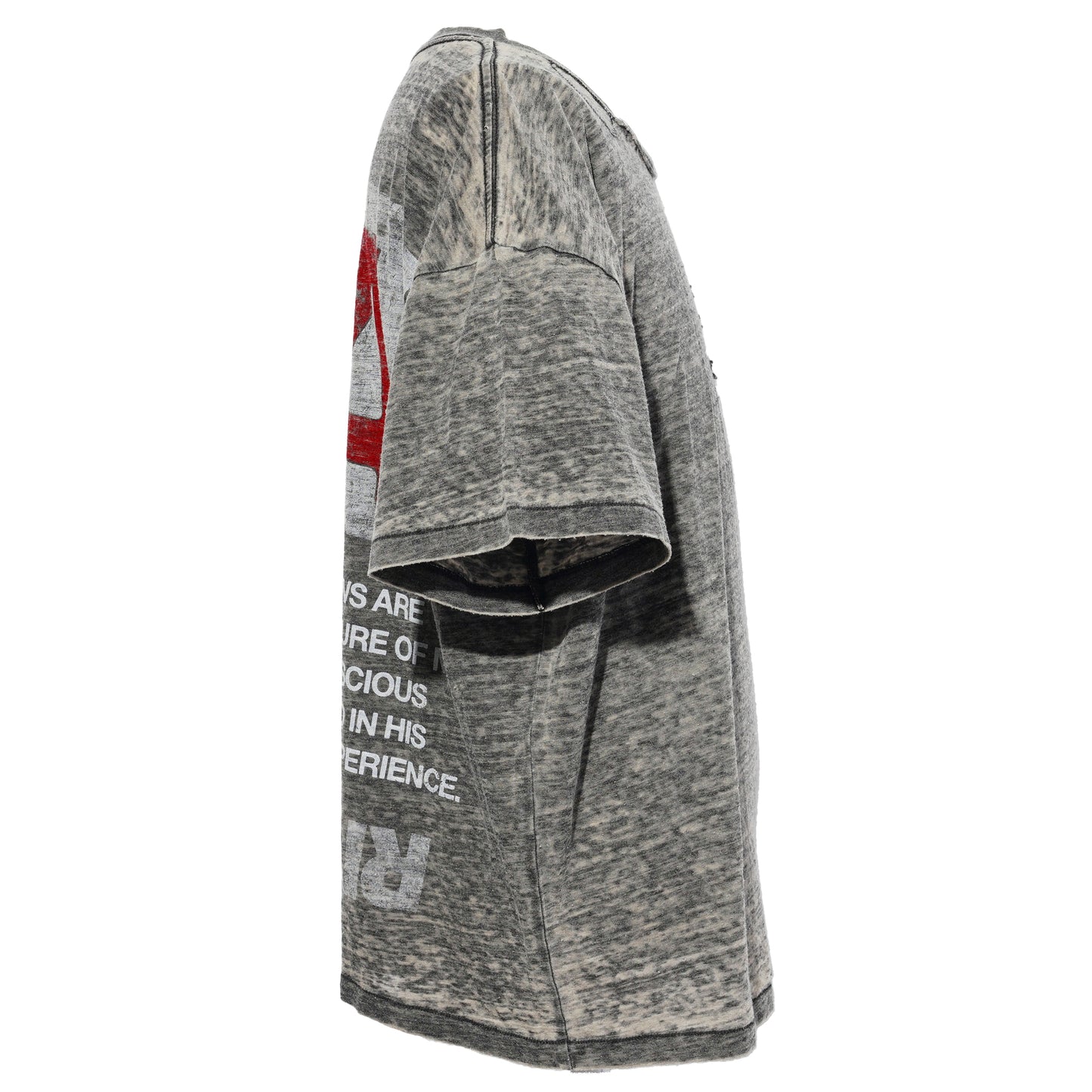 NATURE OF MAN TEE / WELDER BLACK BURNOUT