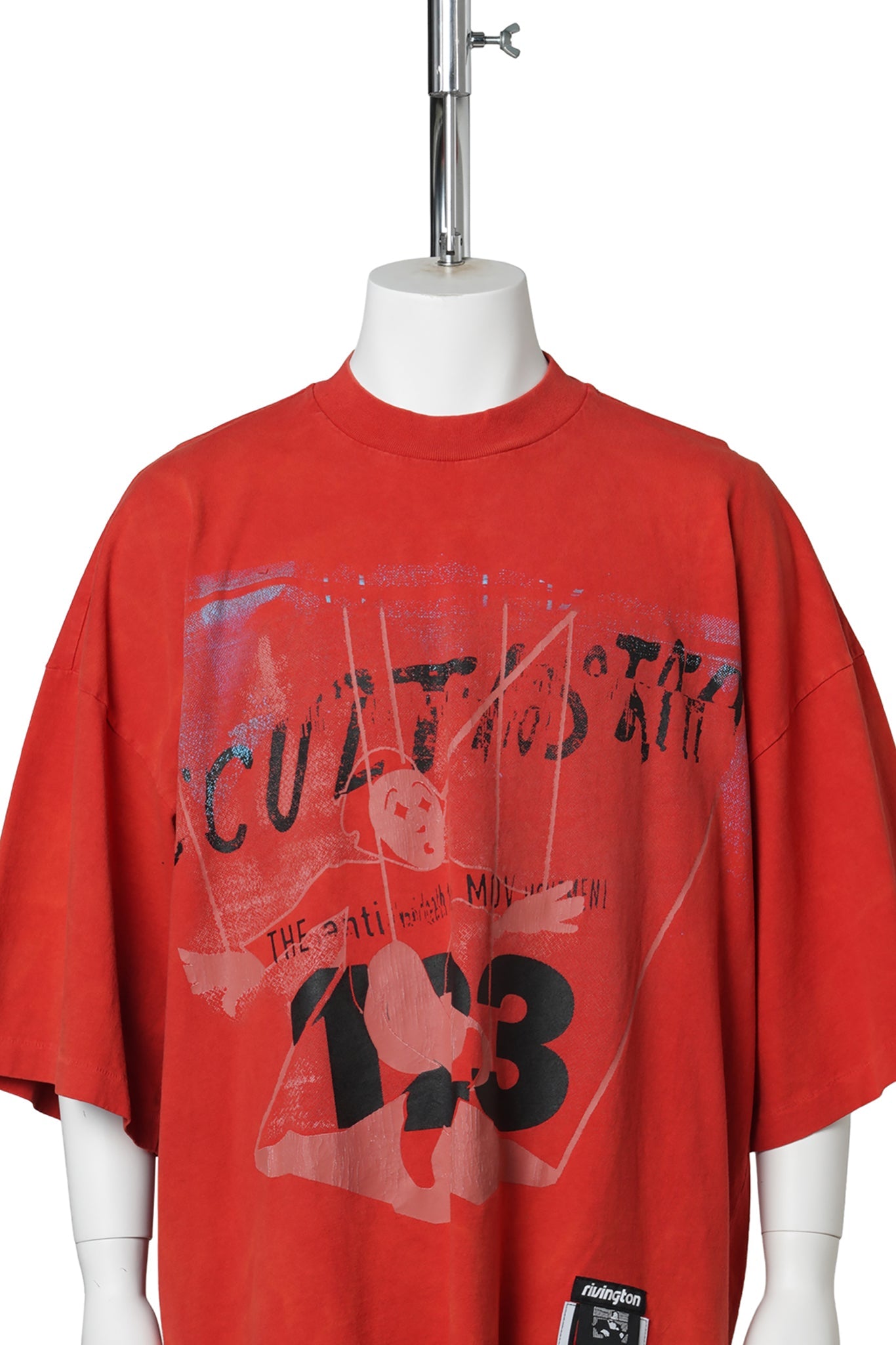 LEFT OUT VINTAGE TEE / RED