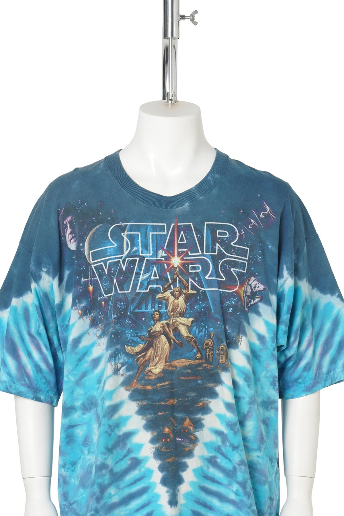 STAR WARS × Liquid Blue “Hildebrandt Artwork / X-Wing” Tie-Dye Tee / MULTI