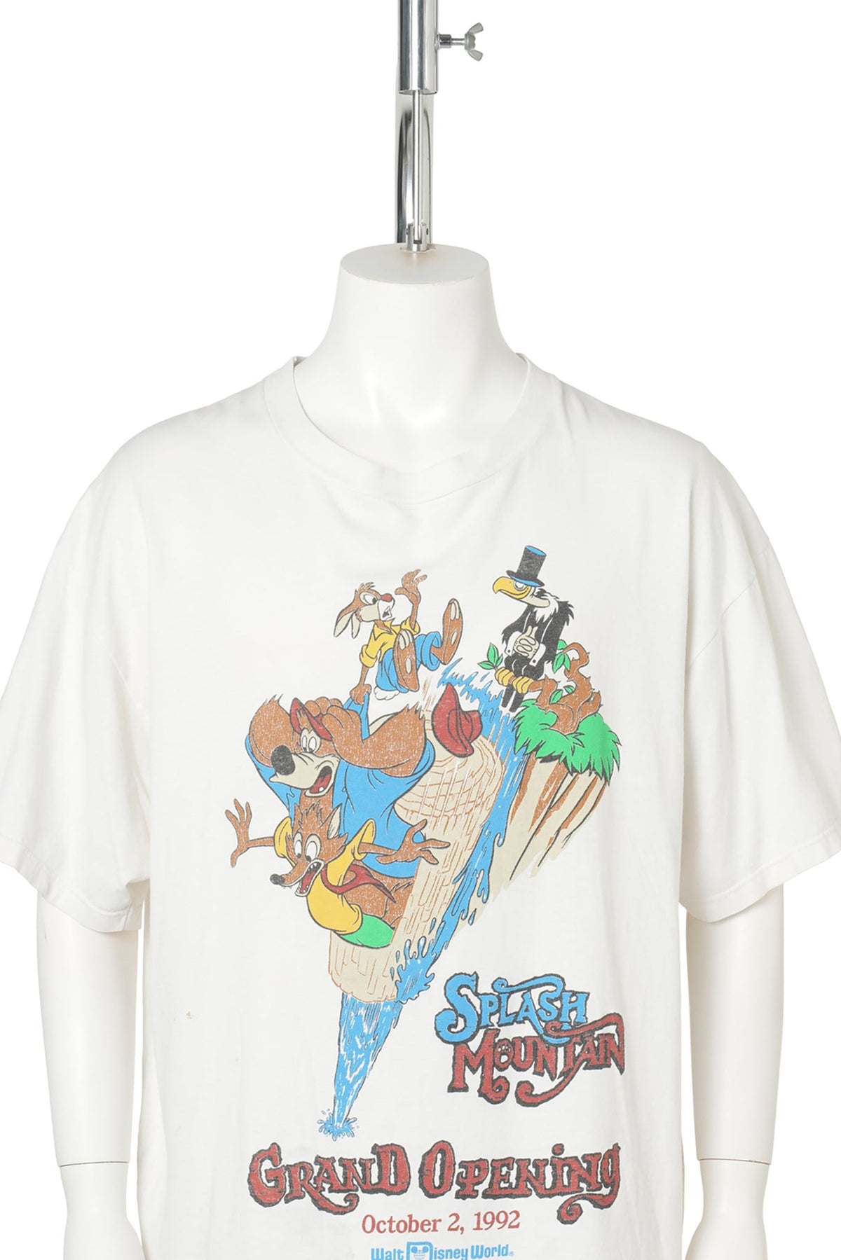 SPLASH MOUNTAIN / GRAND OPENING 1992 T-SHIRT / WHITE