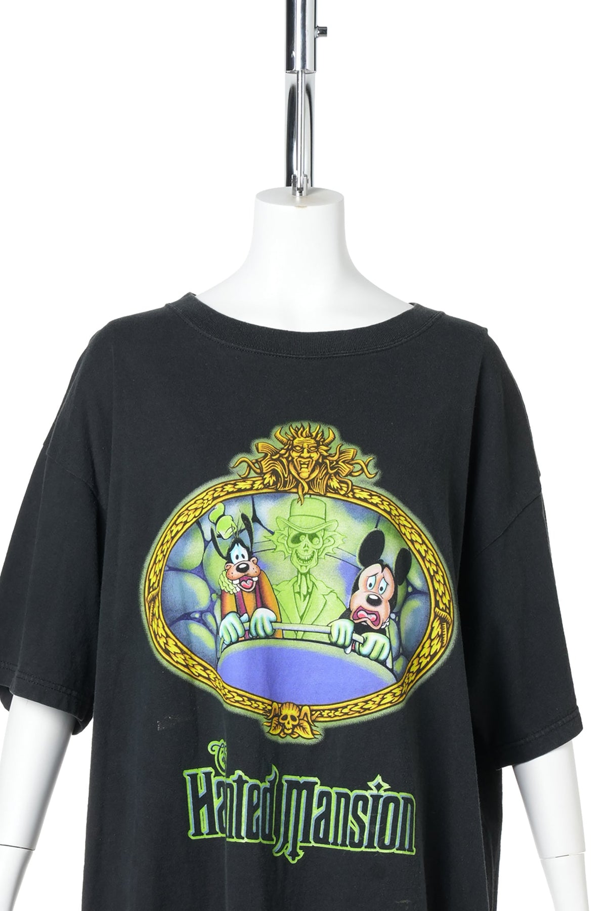 The Haunted Mansion “Watch for Hitchhiking Ghosts” Tee / BLACK