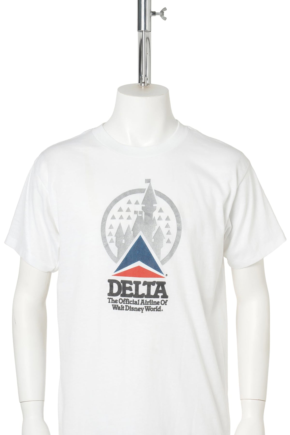 Delta Air Lines / Walt Disney World Castle Logo Tee / WHITE