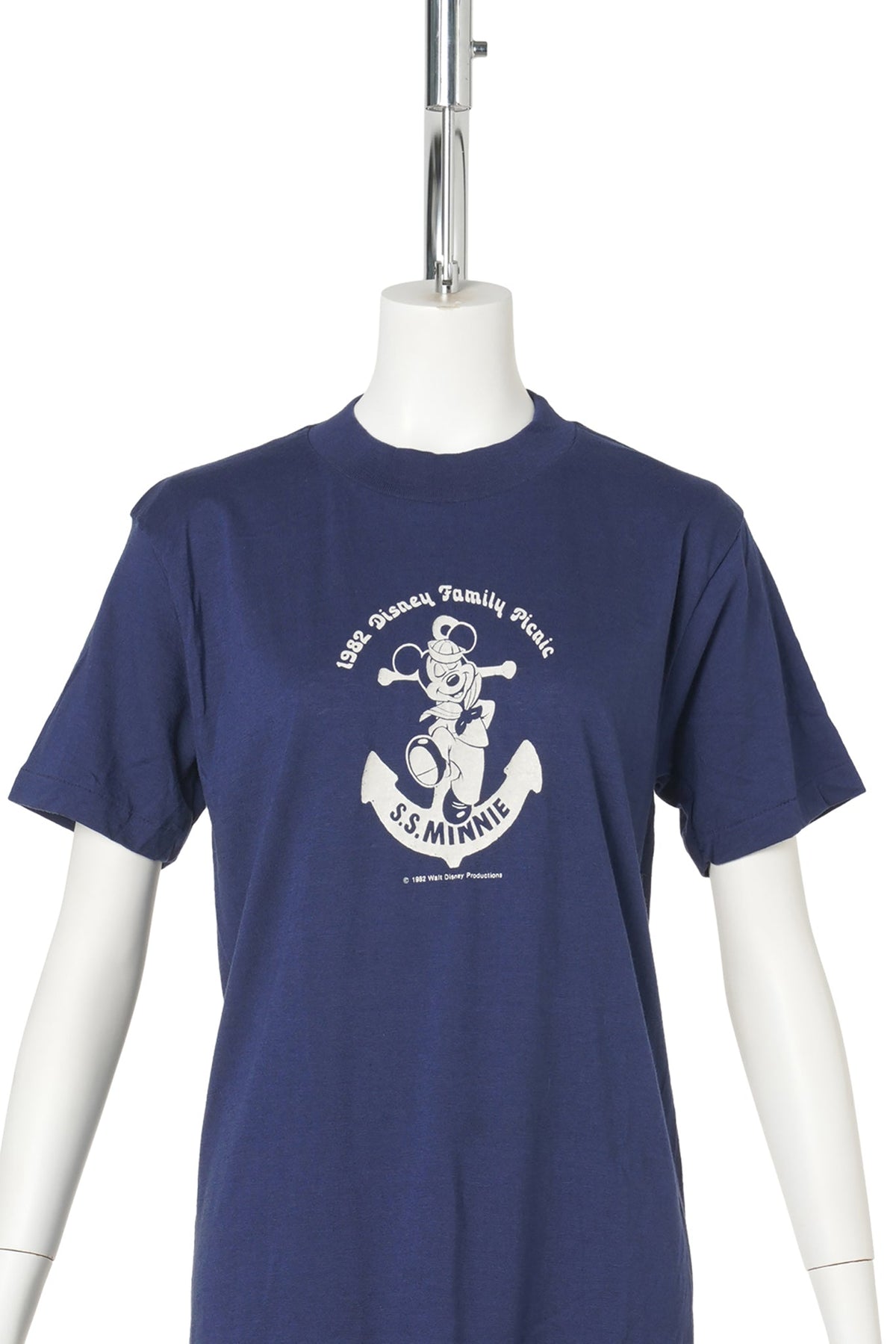 1982 Disney Family Picnic / S.S. Minnie Tee / NAVY