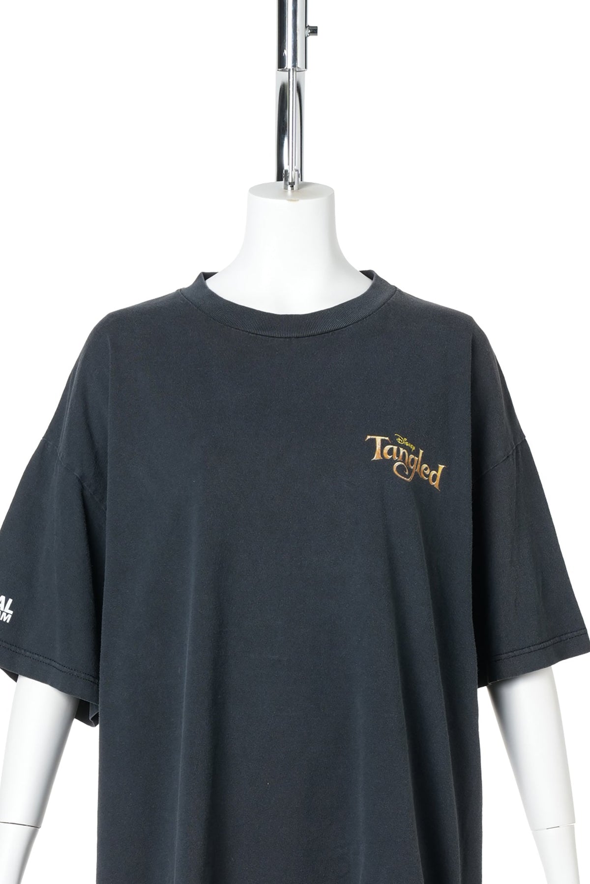 Tangled “Rapunzel & Flynn Rider / 3D Digital Projection Team” Tee / BLACK