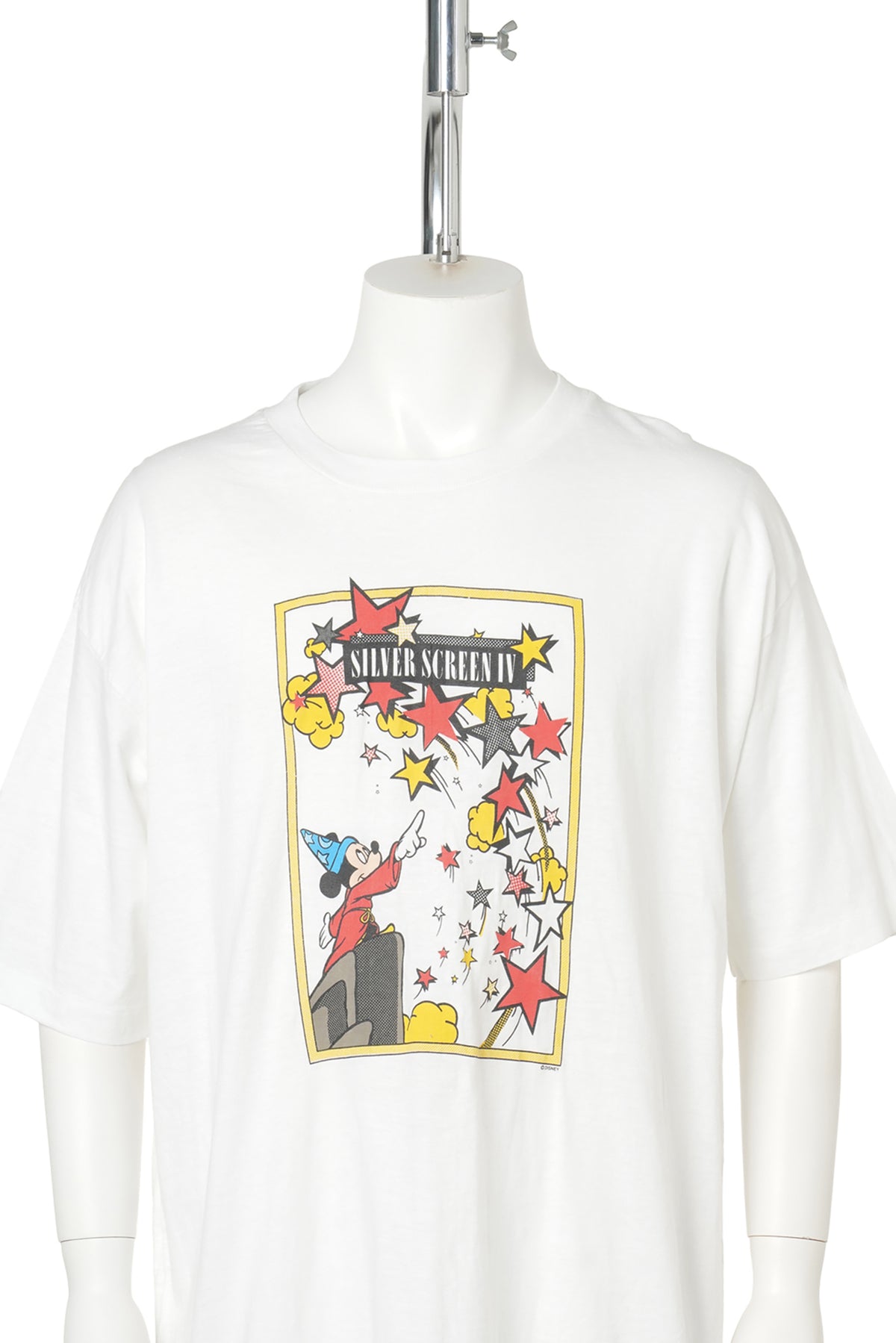 SILVER SCREEN IV Sorcerer Mickey T-Shirt / WHITE