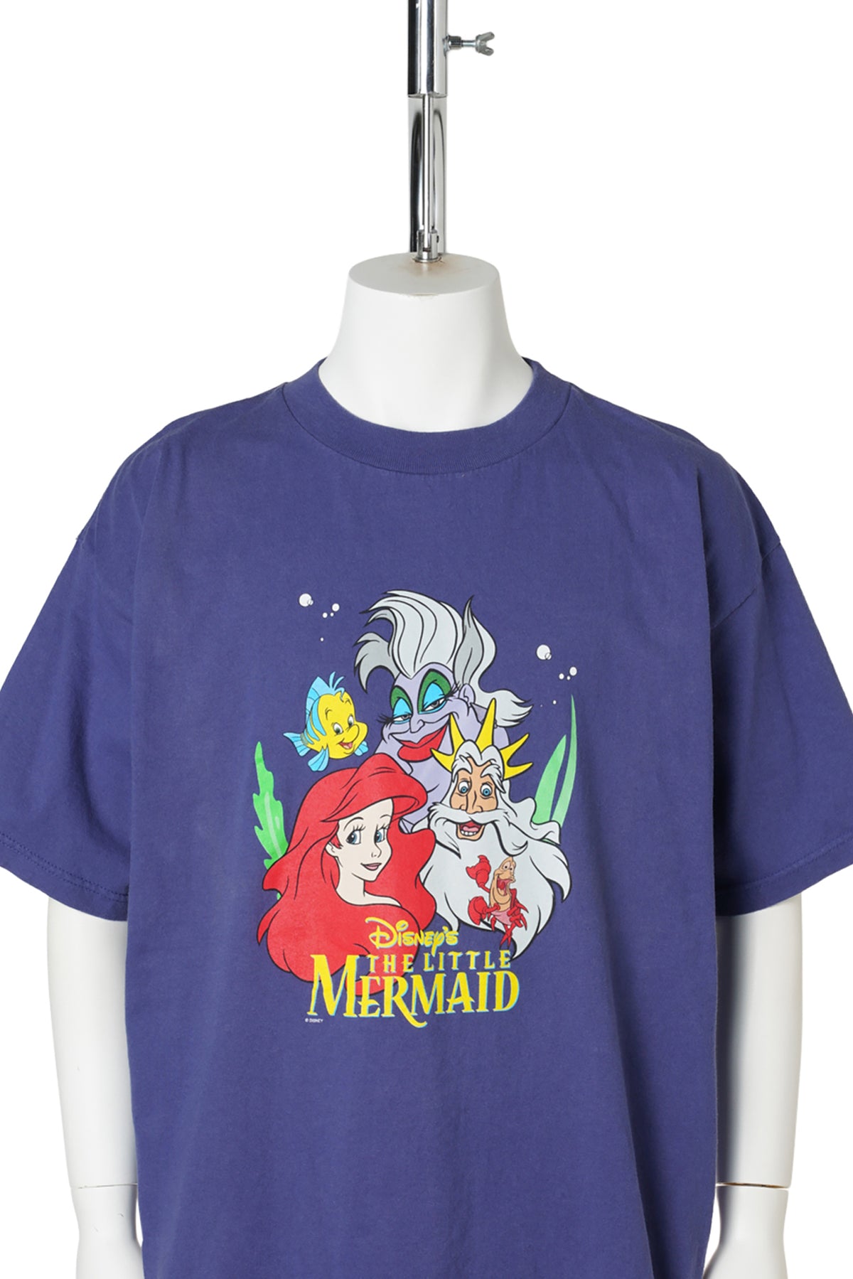 The Little Mermaid / Character Portrait T-Shirt / NAVY