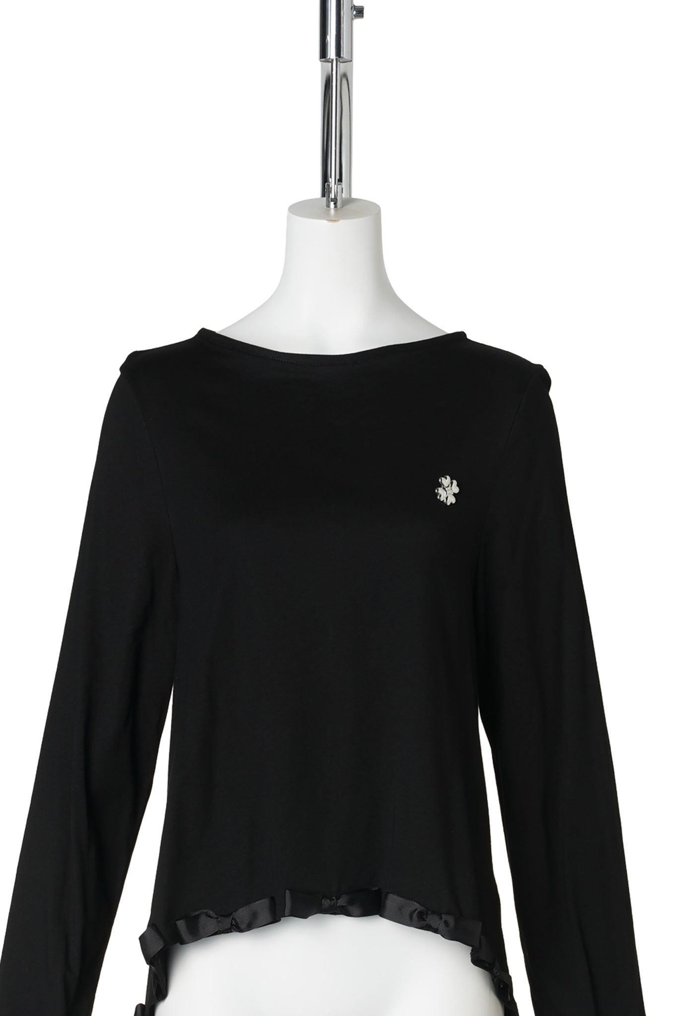 MONOGRAM BOW TOP / BLACK