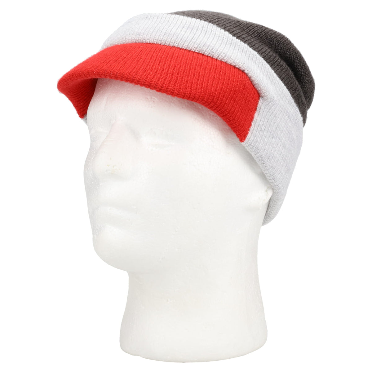 KNITTED PEAK BEANIE / INFRARED