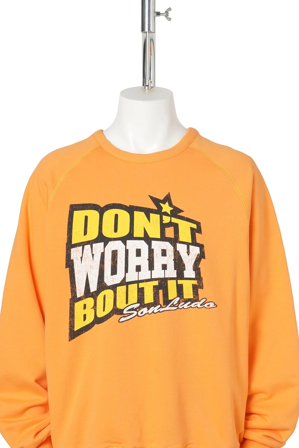 REVERSIBLE DWBI CREWNECK / ORANGE/WHITE